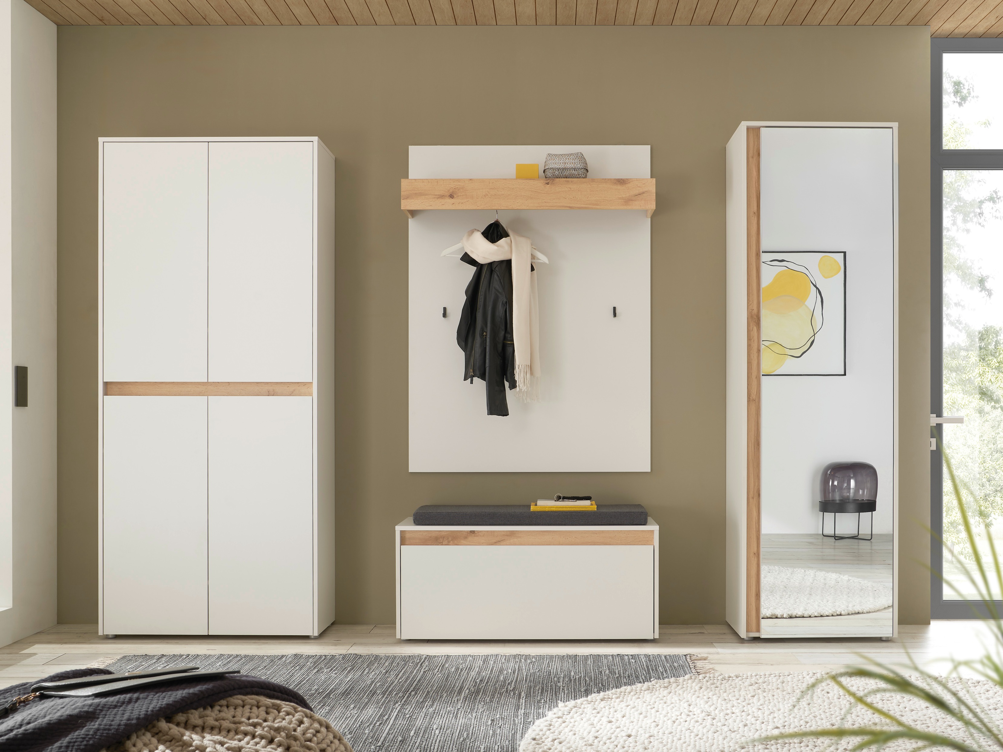 Set de hol Elbsori 177 (Alb + Stejar Wotan)