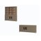 Set de mobilier Fermaru 114 (Verde prăfuit + Stejar)