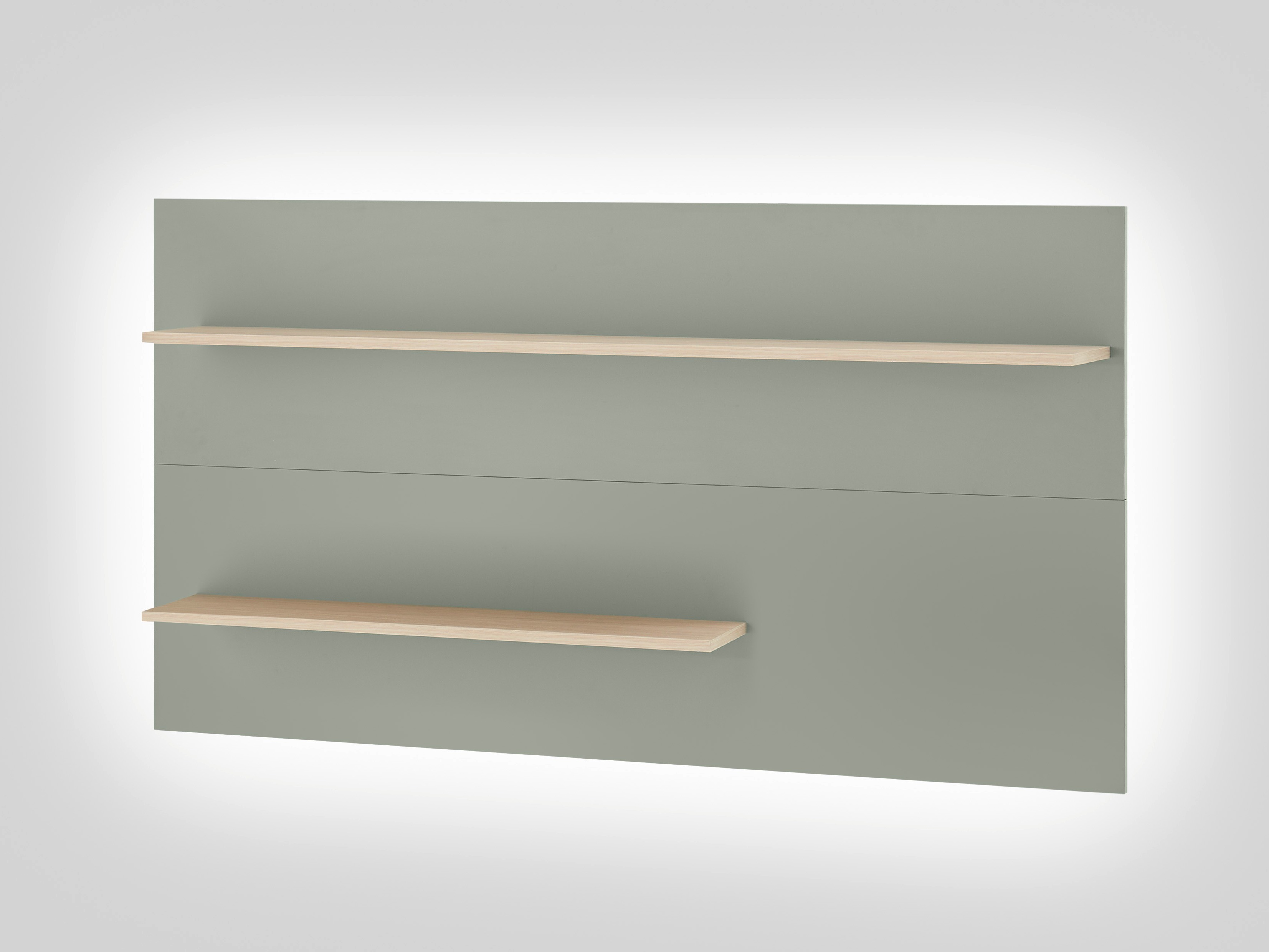 Raft de perete Elbsori 112 (Verde + Stejar)
