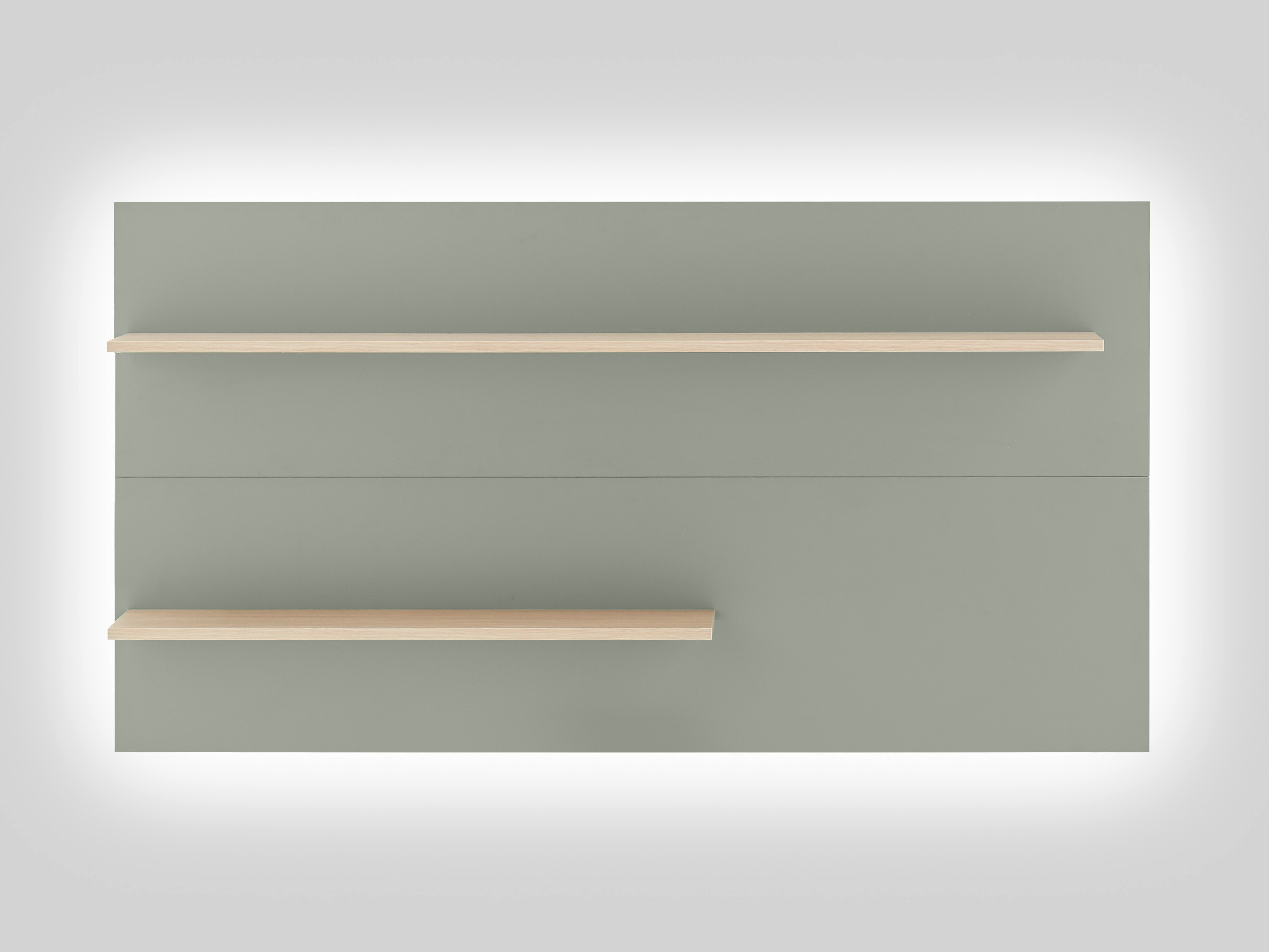 Raft de perete Elbsori 112 (Verde + Stejar)
