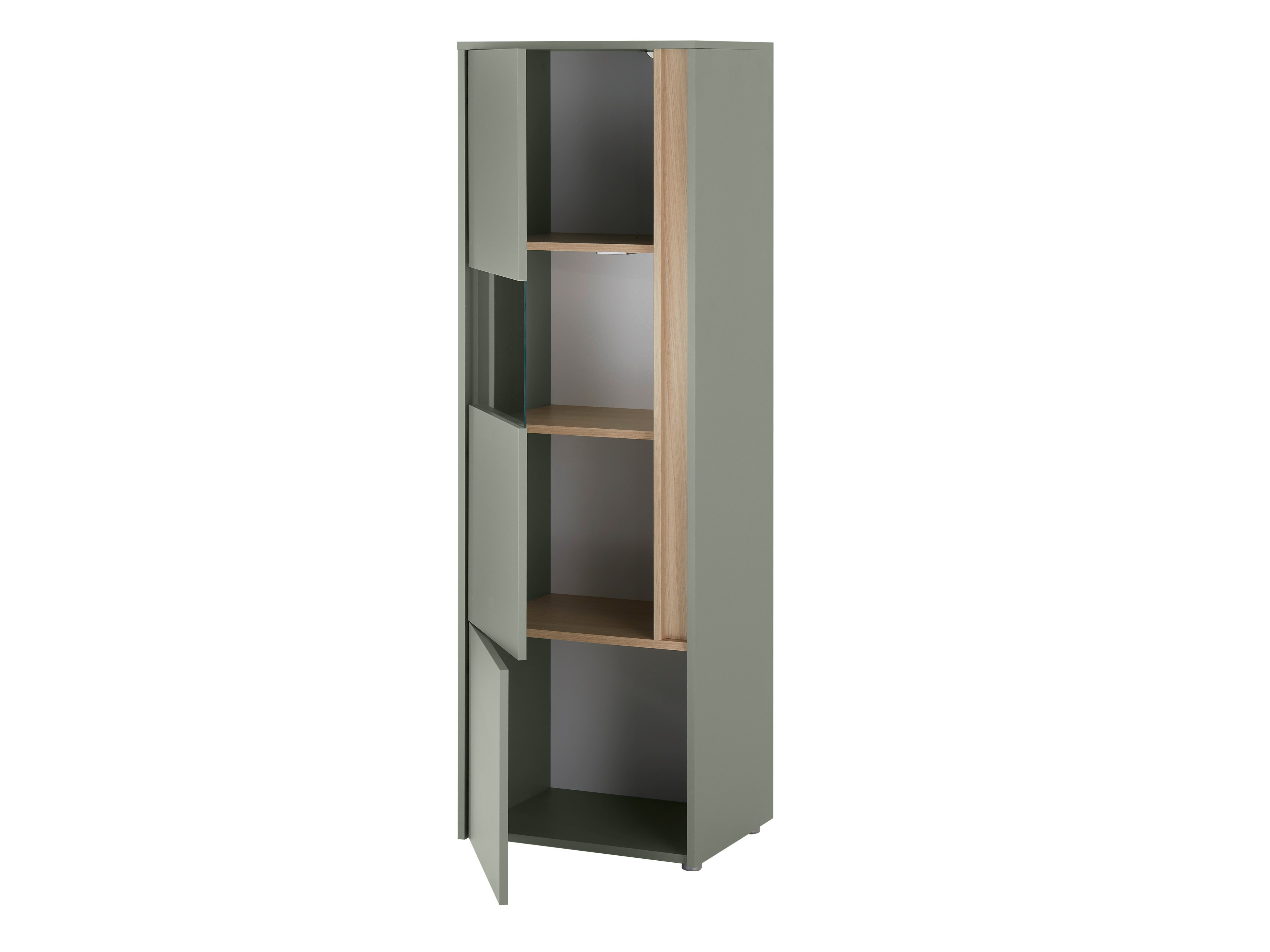 Set de living Elbsori 130 (Verde + Stejar)