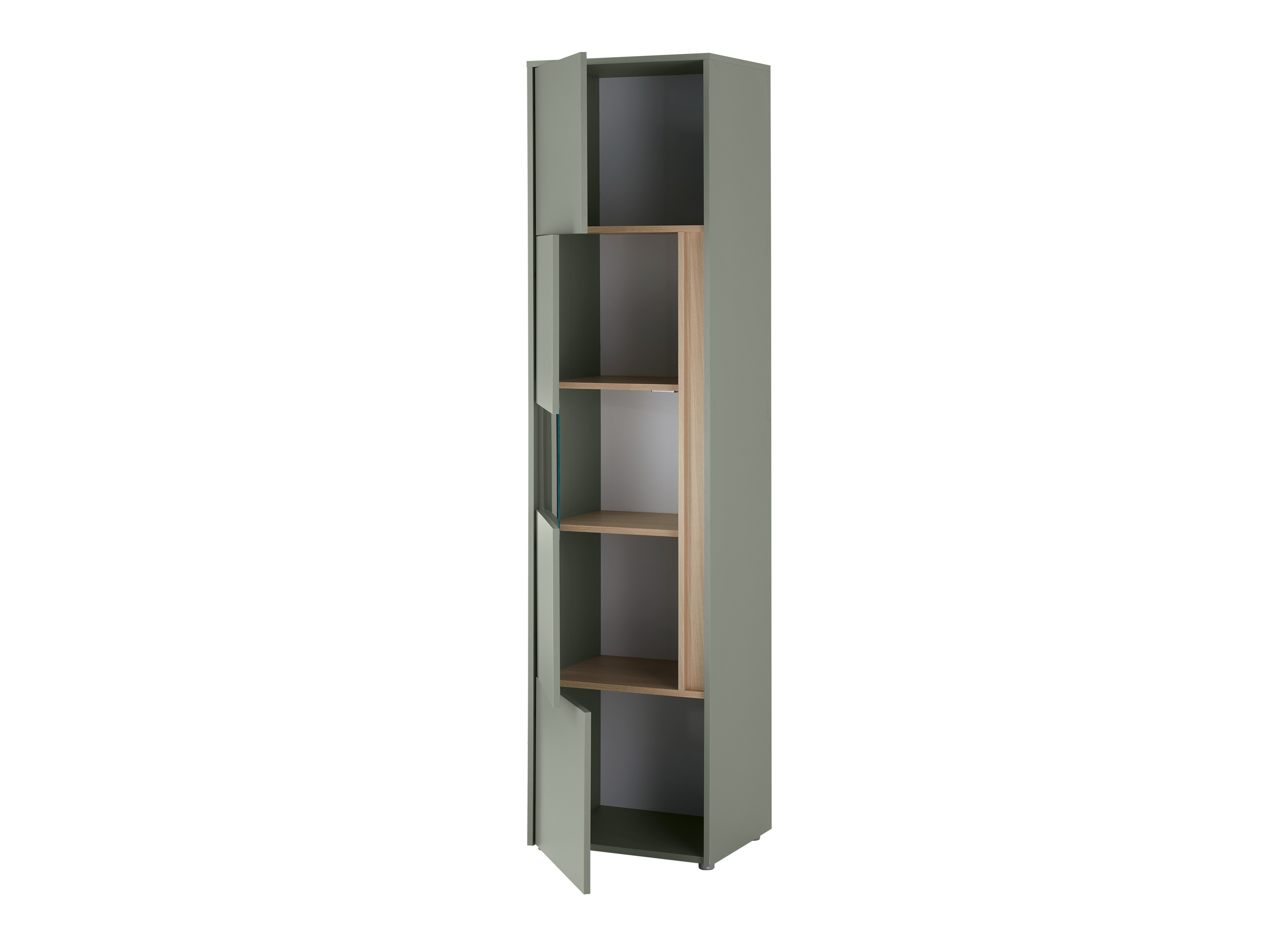 Set de living Elbsori 130 (Verde + Stejar)