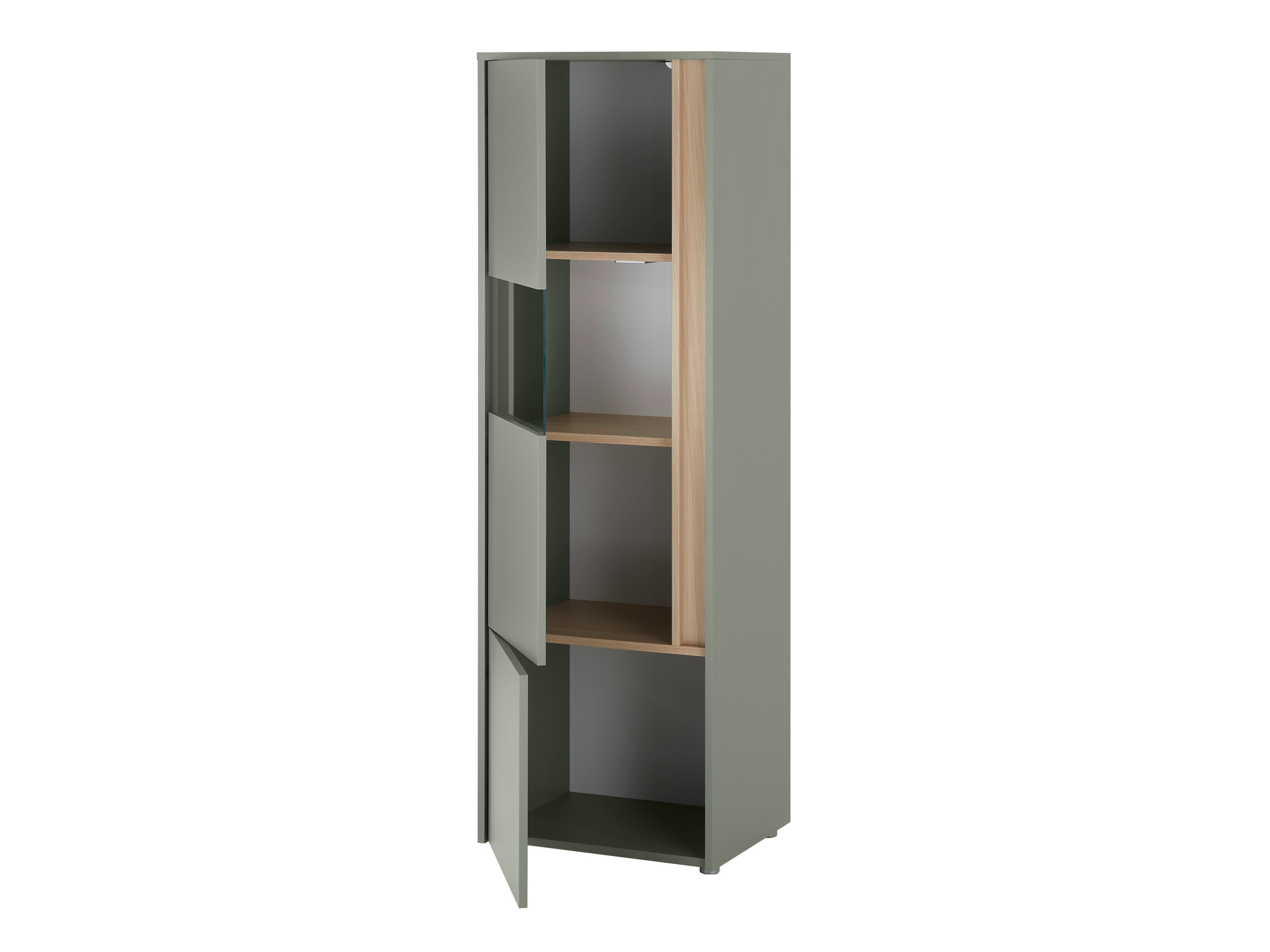 Set de living Elbsori 130 (Verde + Stejar)