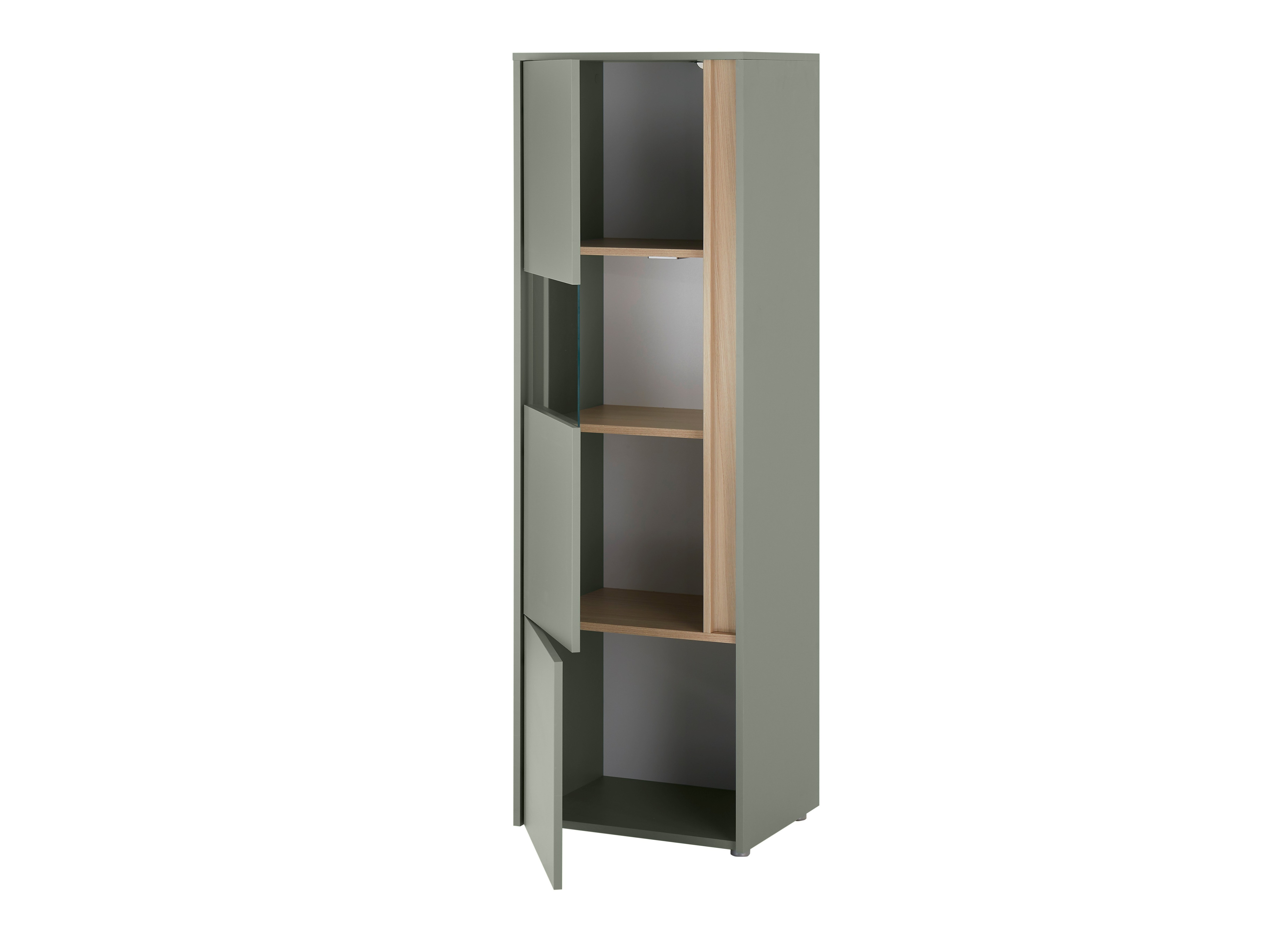 Set de living Elbsori 135 (Verde + Stejar)