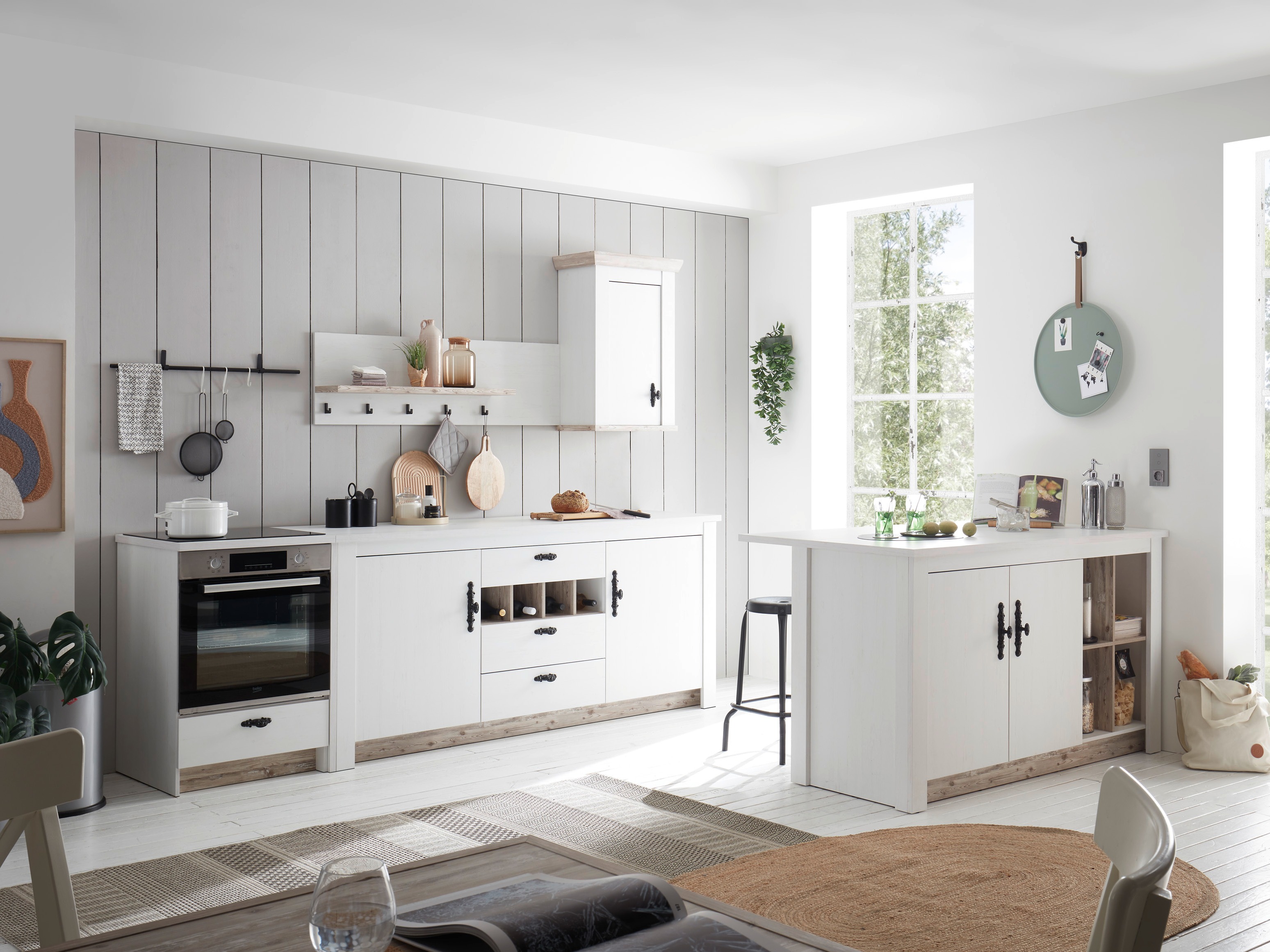 Dulap modular cu sertar și uși Flora 101