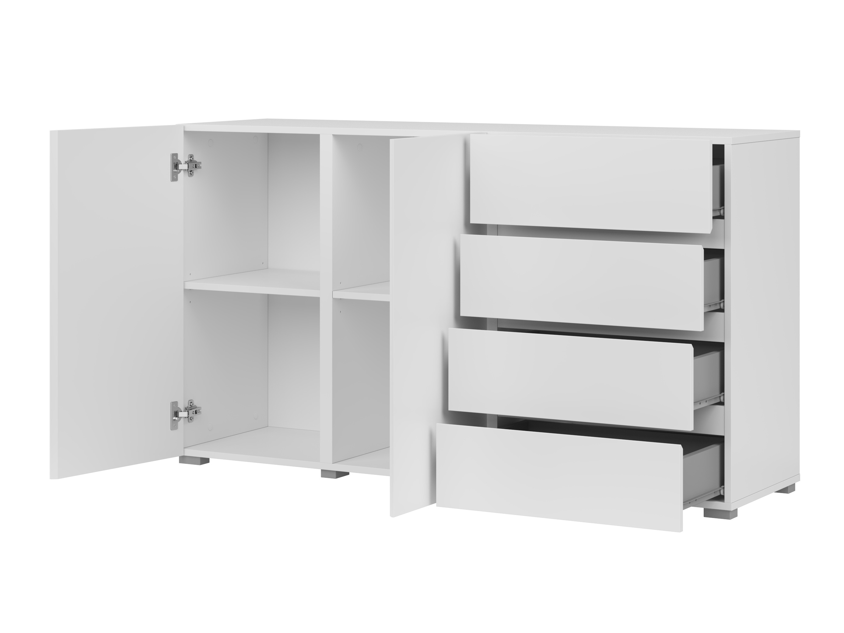 Comodă Elbleve 101 (Alb)