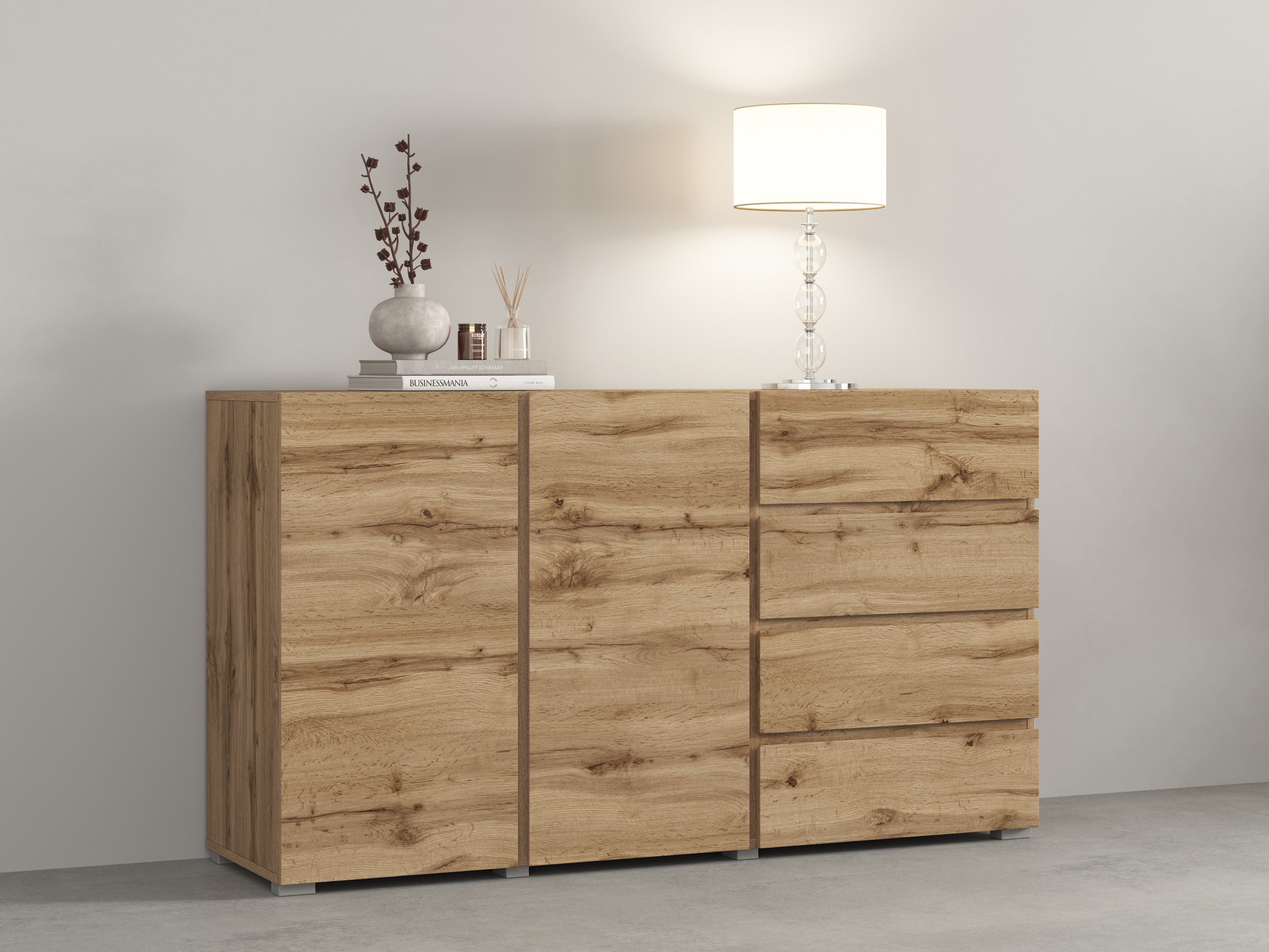 Comodă Elbleve 101 (Stejar Wotan)