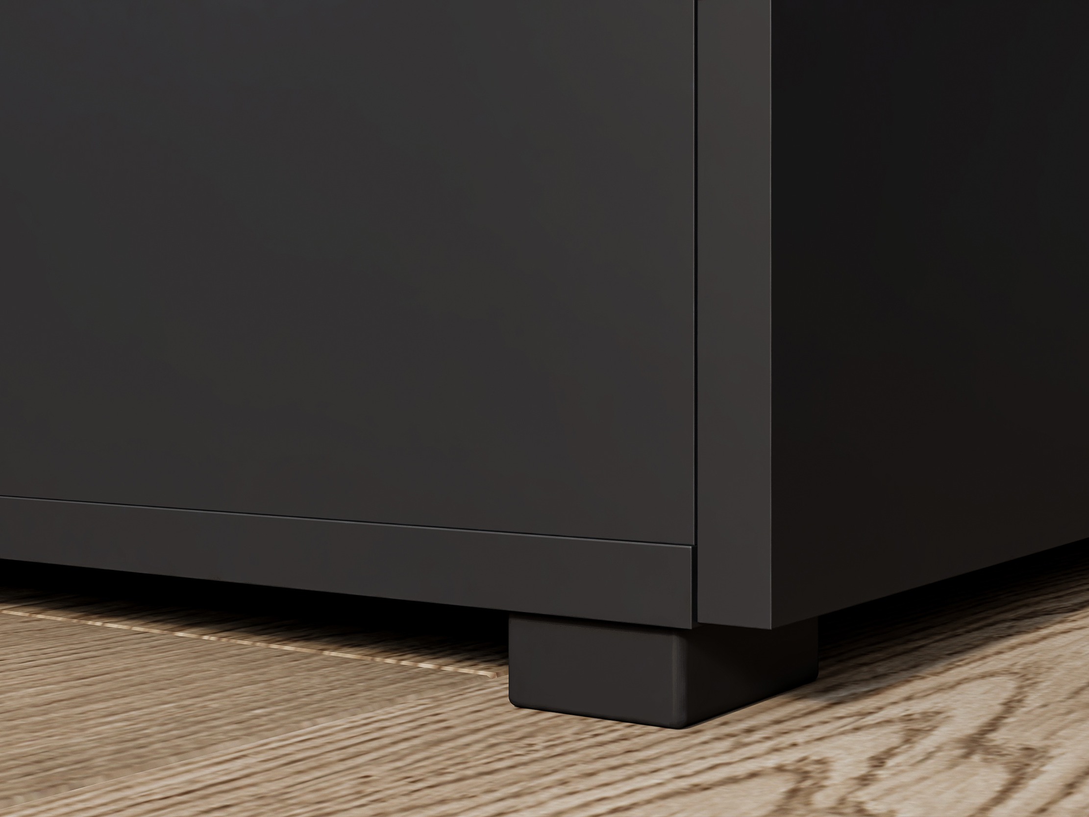 Comodă Elbleve 103 (Negru)