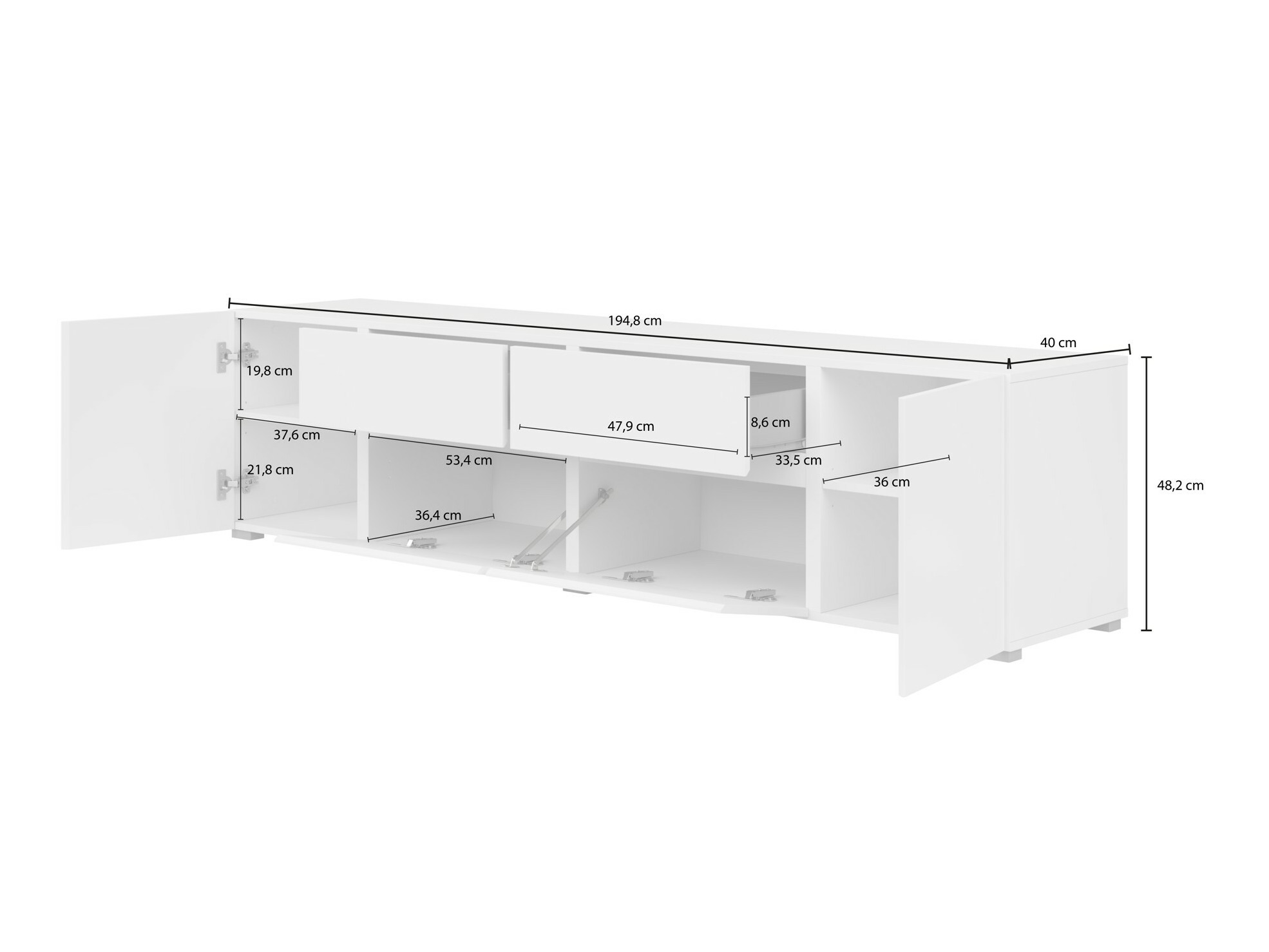 Set de living Elbleve 104 (Alb)