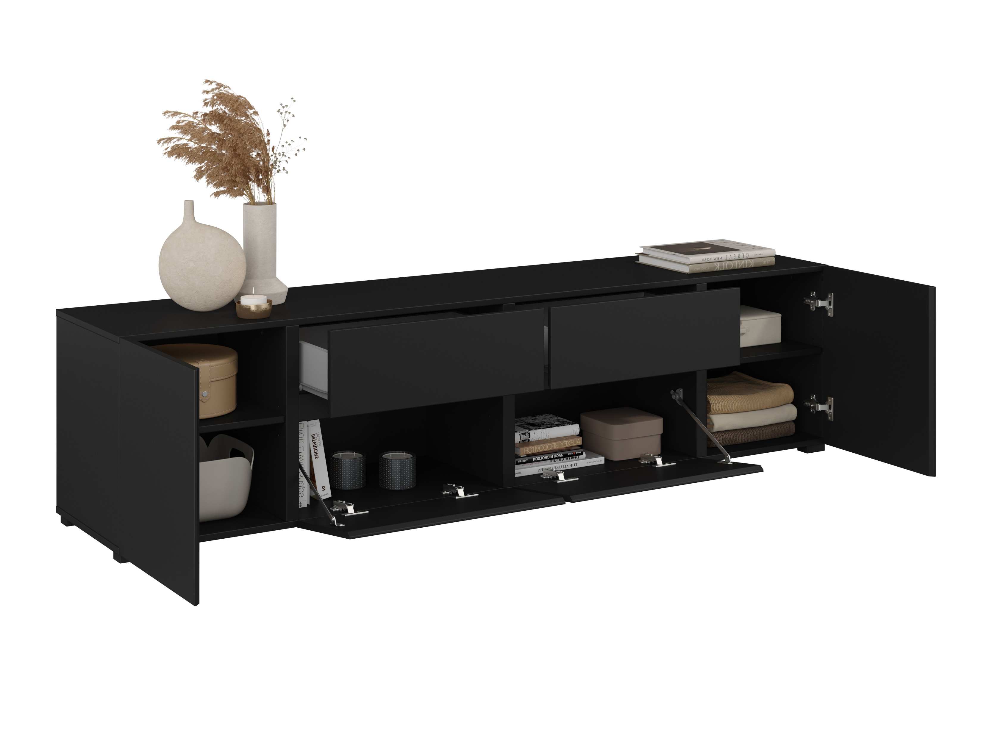 Set de living Elbleve 104 (Negru)