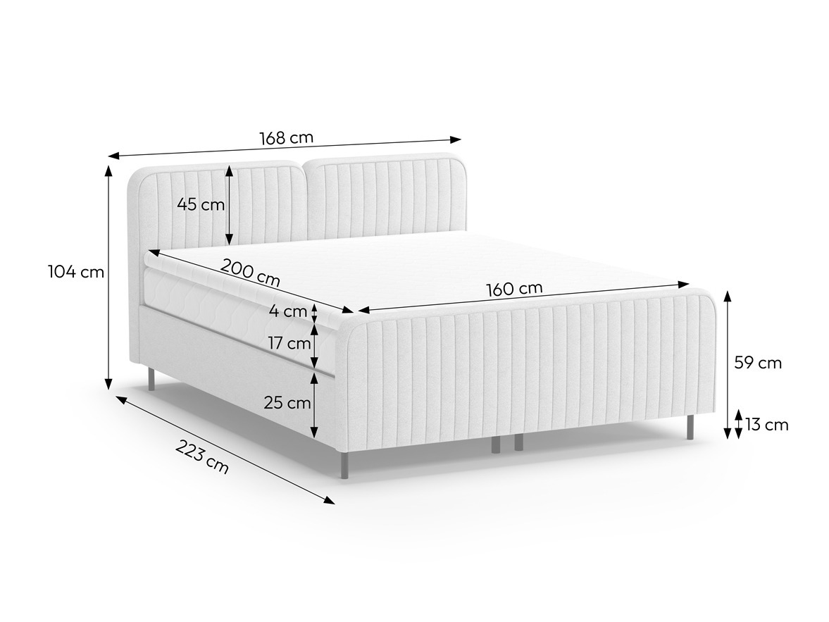 Pat boxspring Margate 127 (Casa 05)