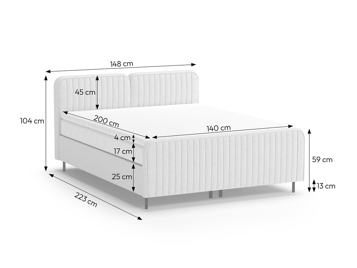 Pat boxspring Margate 127 (Casa 22)