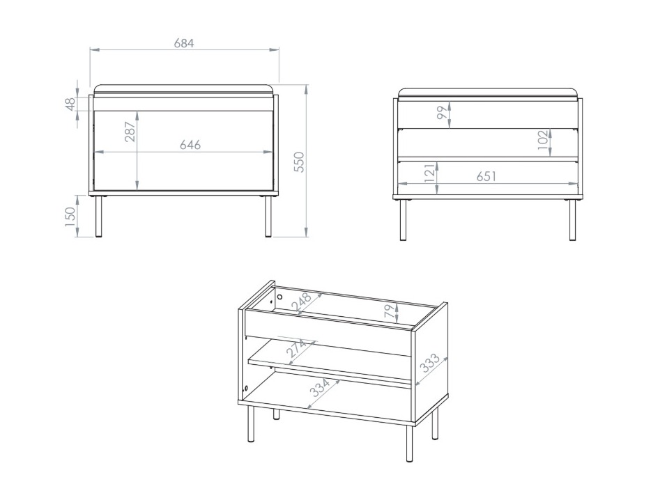 Dulap pantofi Tivorlo 108