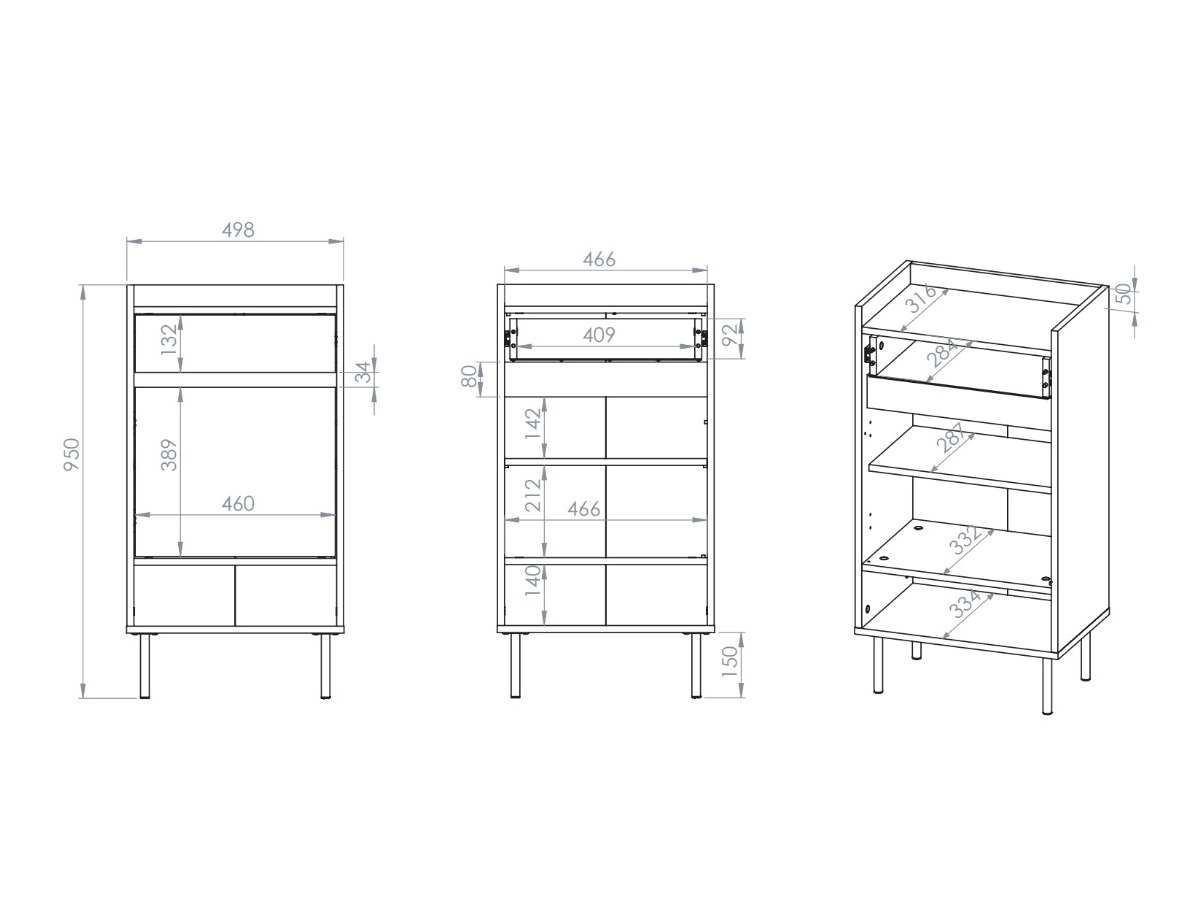 Raft pantof Tivorlo 106