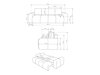 Canapea extensibilă Kingston 154 (Flow 03)