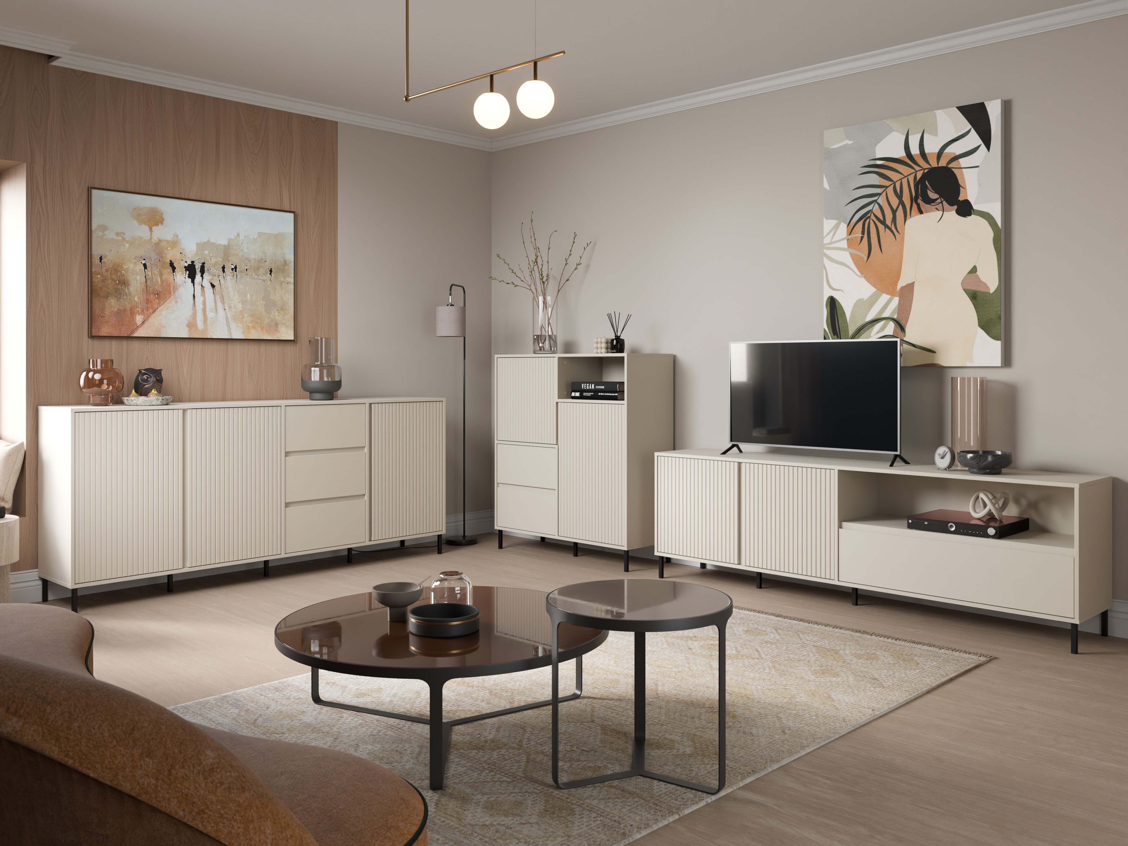 Set de living Ruvrevi 105 (Cașmir)