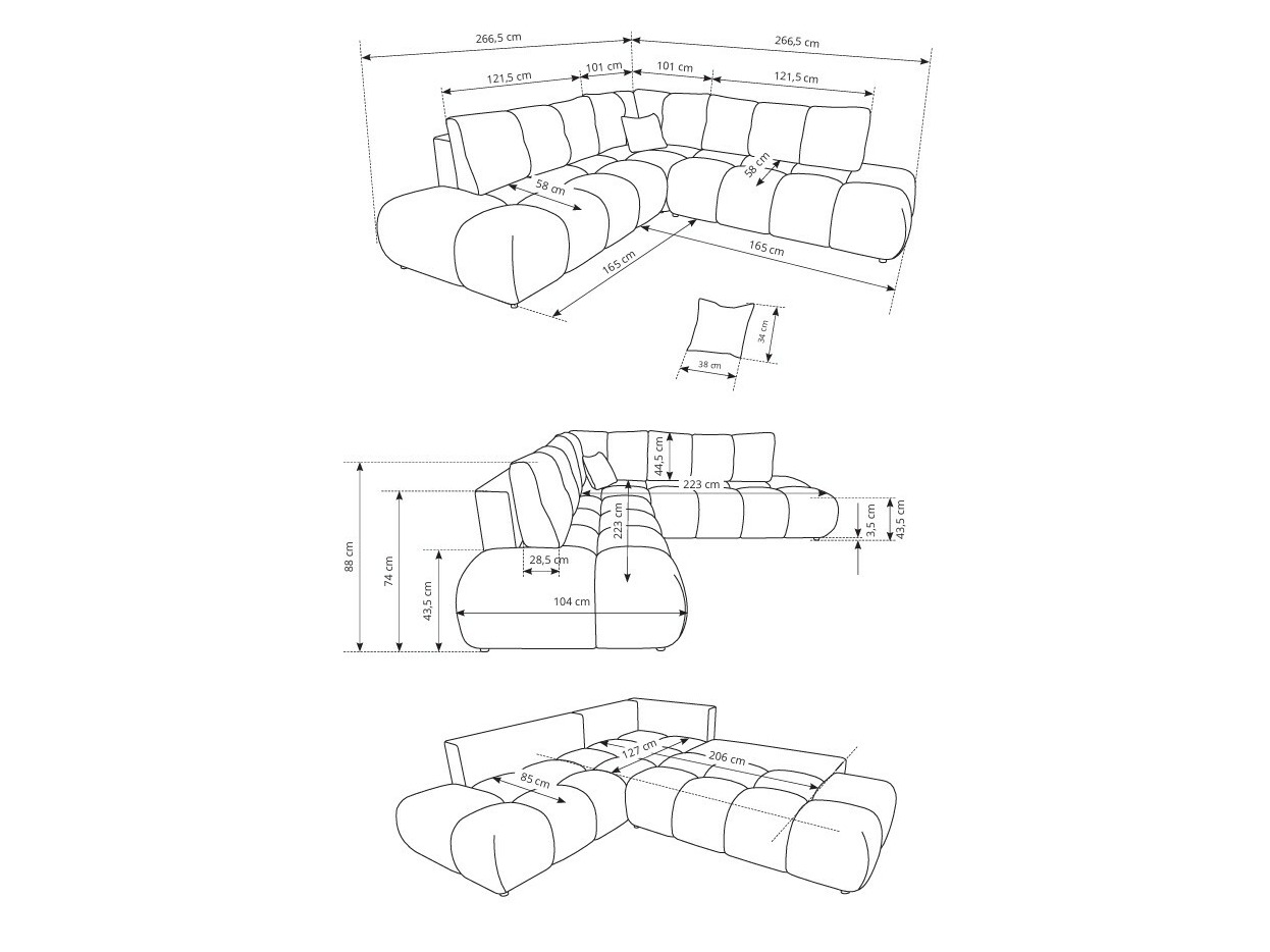 Colțar Kingston 197 (Flow 03)