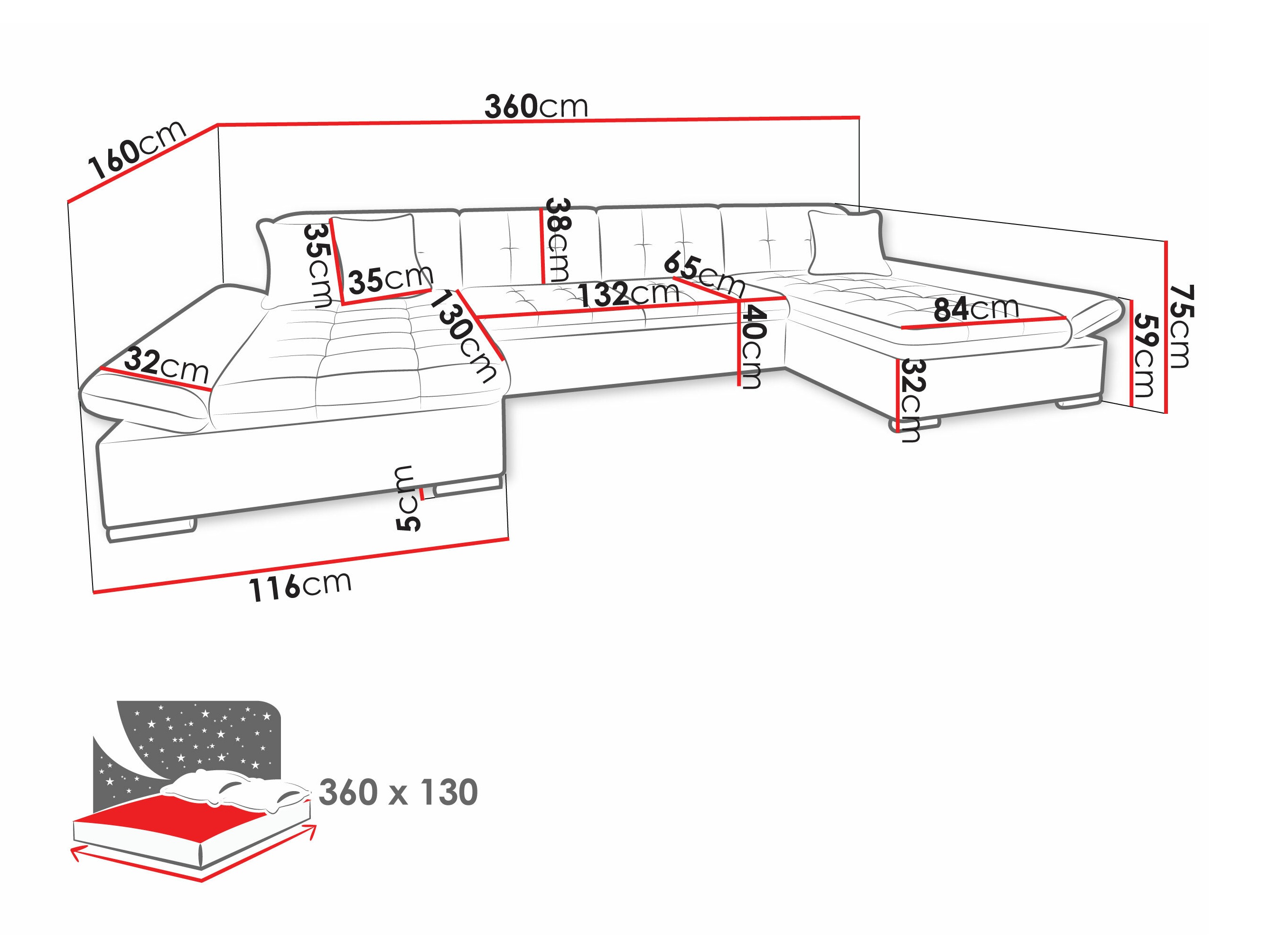 Colțar Comfivo Ficus I (Lux 05 + Lux 06)