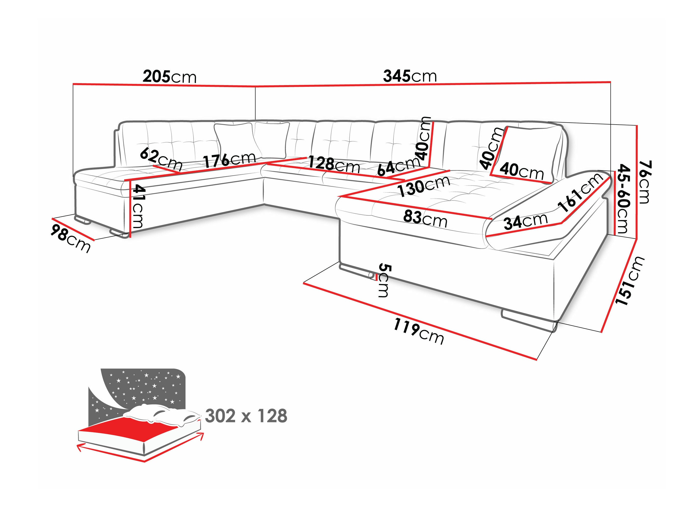 Colțar Comfivo Tilia (Soft 011 + Lux 06 + Lux 05)