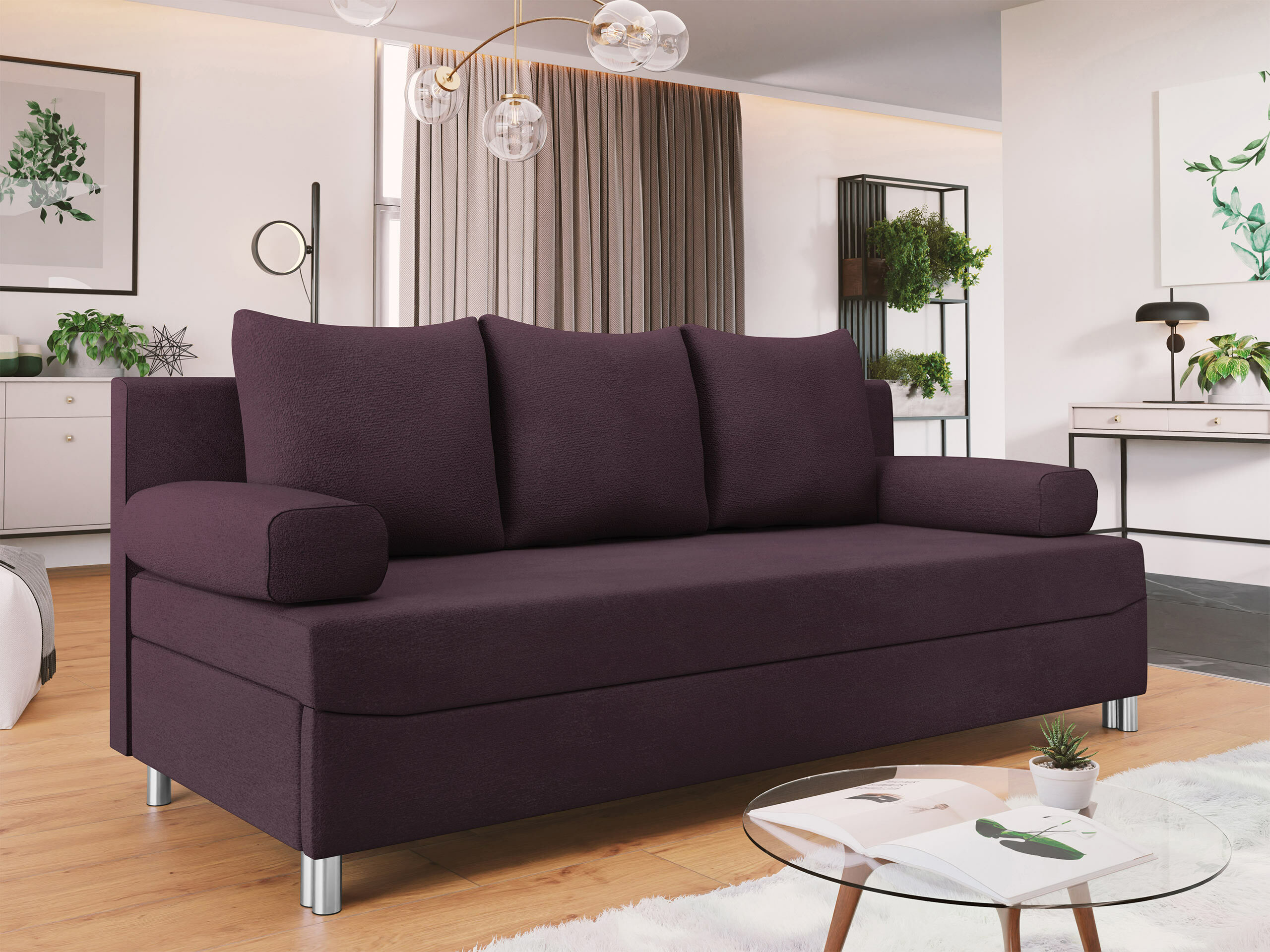 Canapea extensibilă Comfivo 125 (Uttario Velvet 2963)