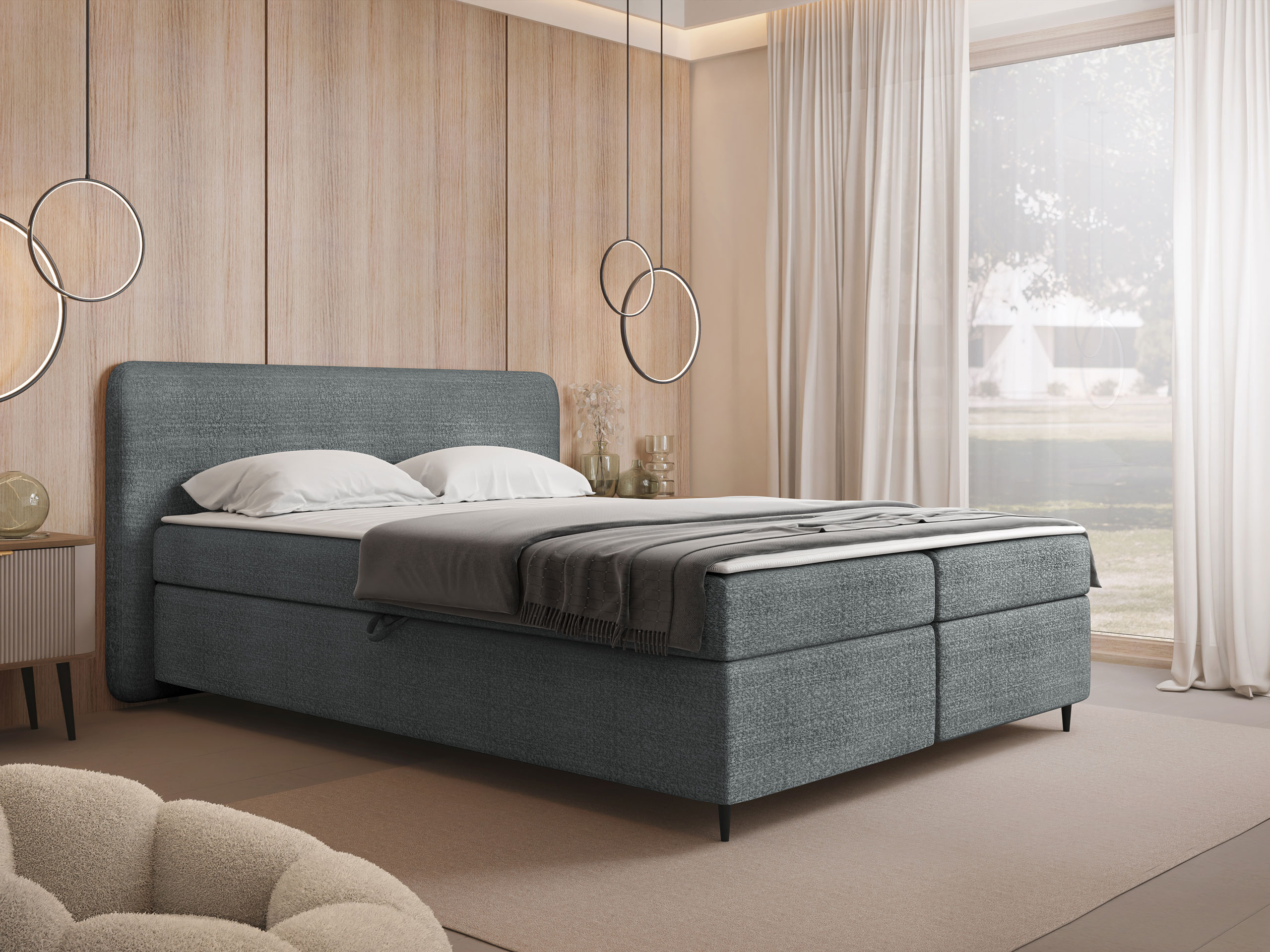 Pat boxspring Stonecrest 108 (Taro 98)