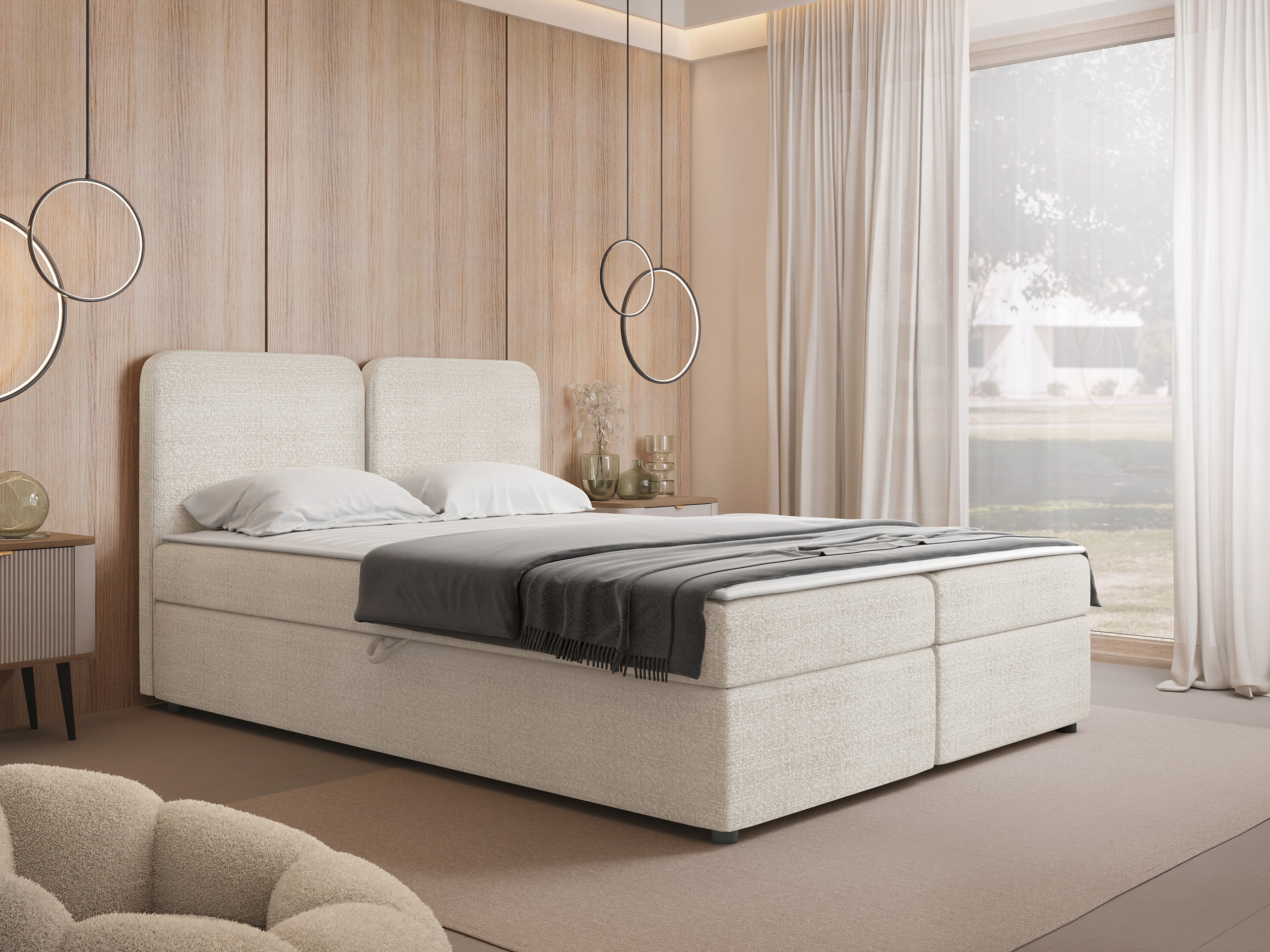 Pat boxspring Stonecrest 109 (Taro 05)