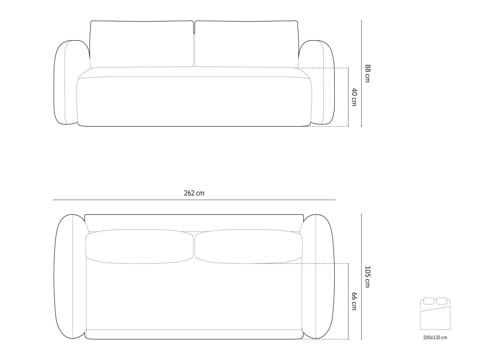 Canapea extensibilă Franklin 206 (Eden 18)
