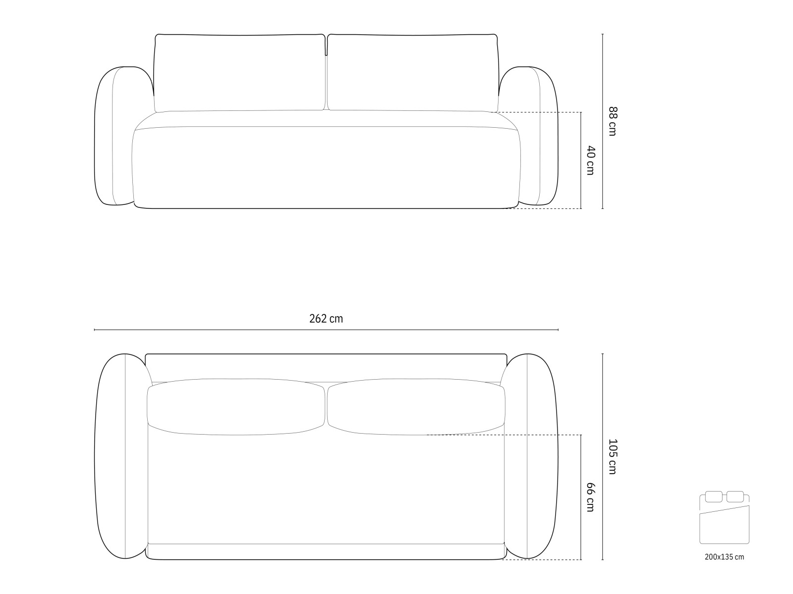 Canapea extensibilă Franklin 206 (Eden 2)