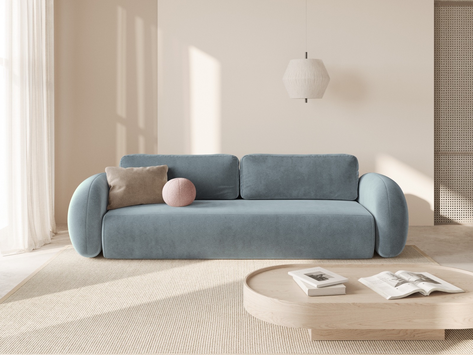 Canapea extensibilă Franklin 206 (Magic Velvet 2224)