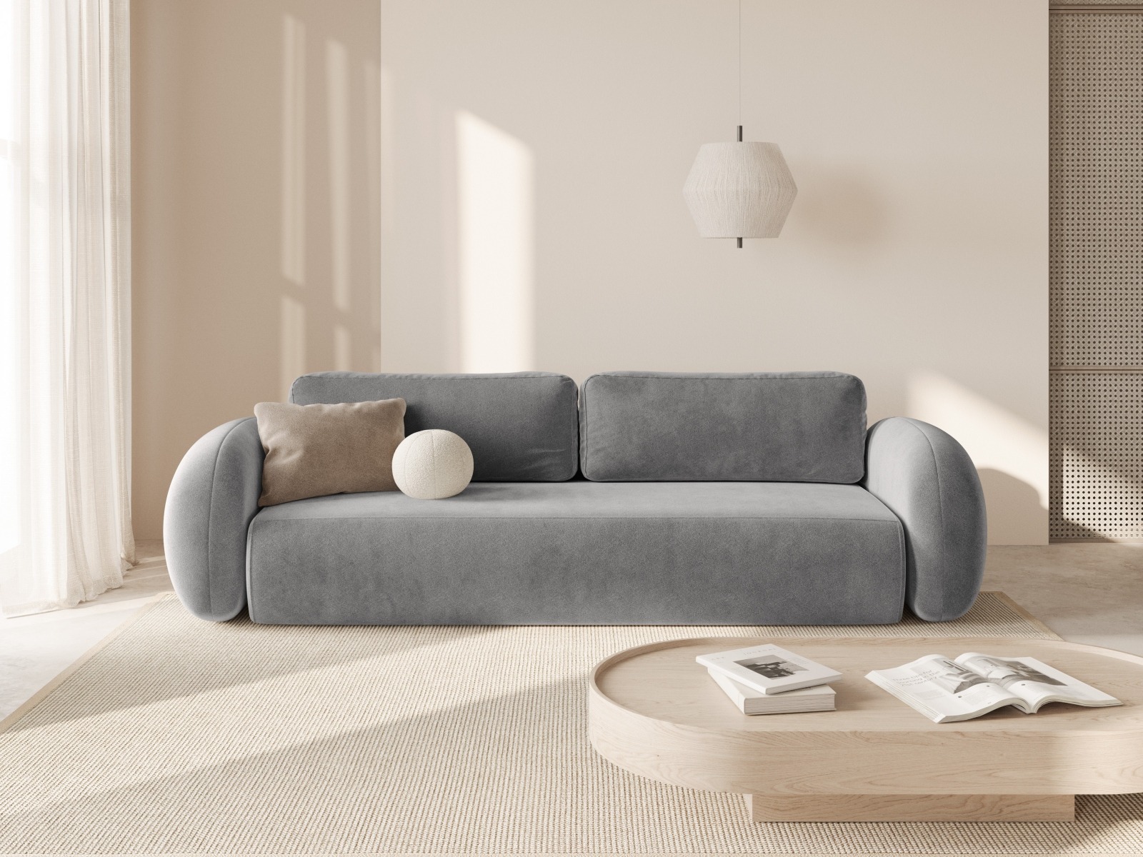 Canapea extensibilă Franklin 206 (Magic Velvet 2241)