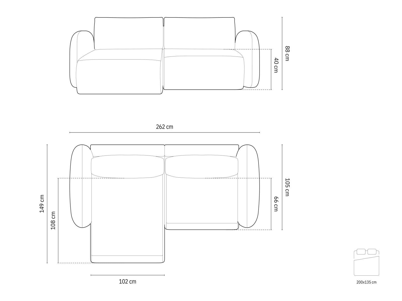 Colțar Franklin 207 (Eden 12)