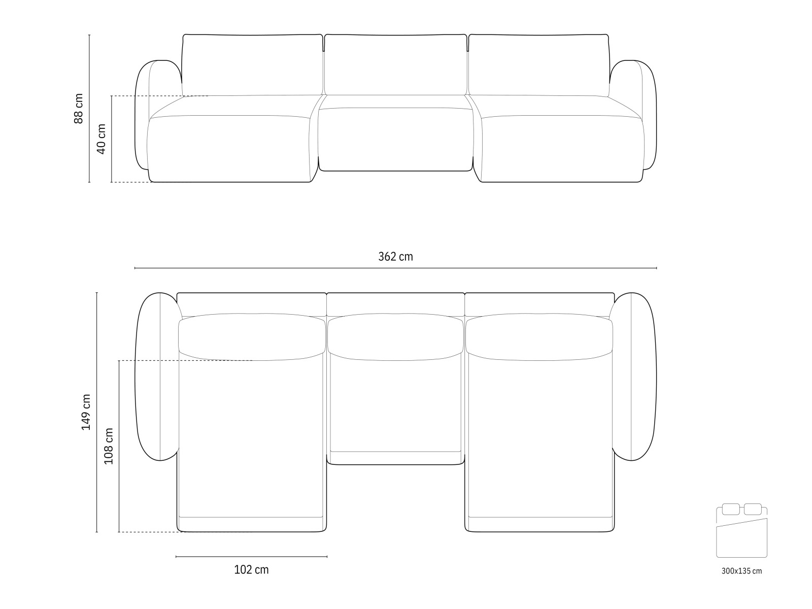 Colțar Franklin 208 (Magic Velvet 2256)