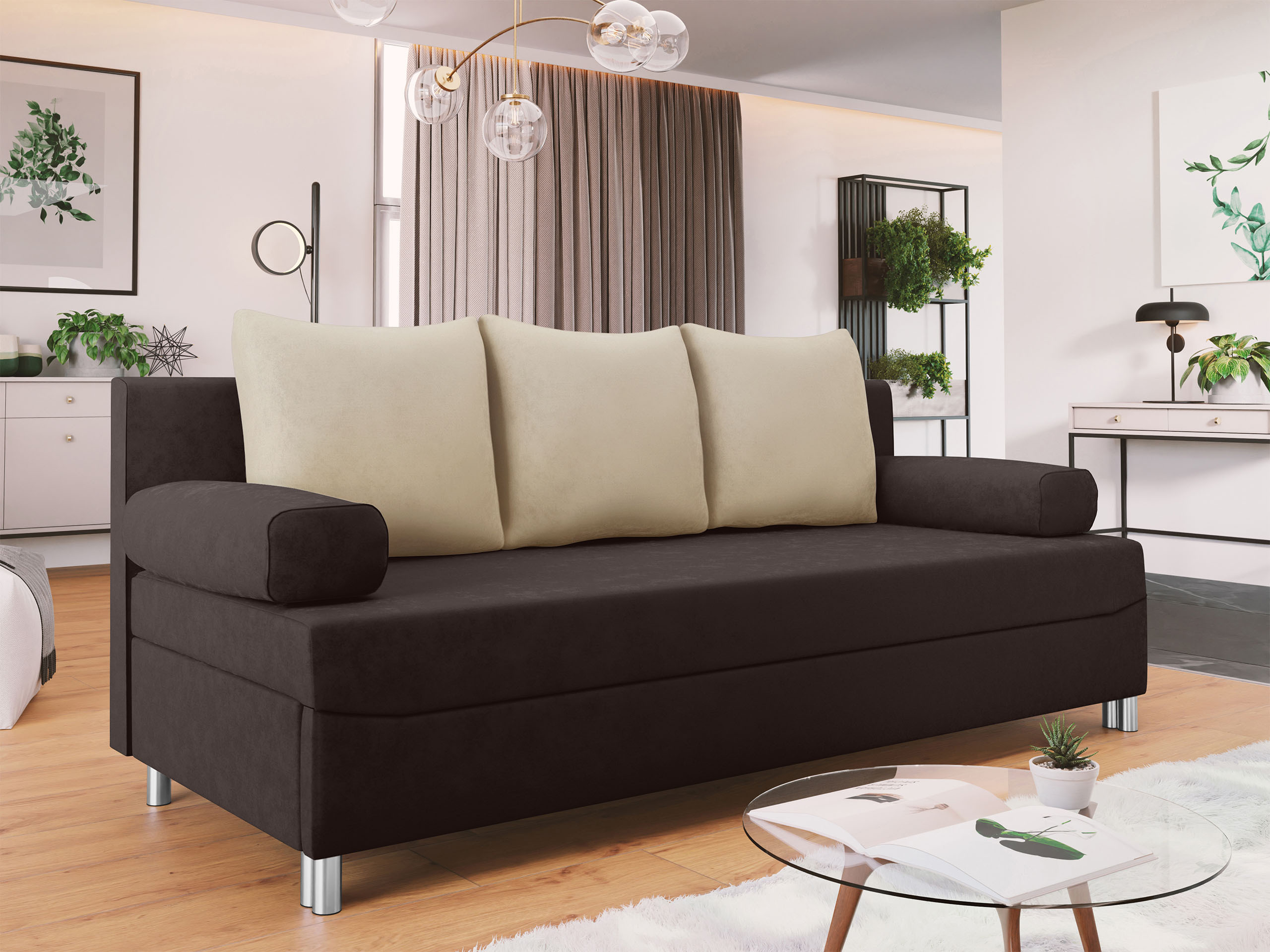 Canapea extensibilă Comfivo Artes (Alova 68 + Alova 07)
