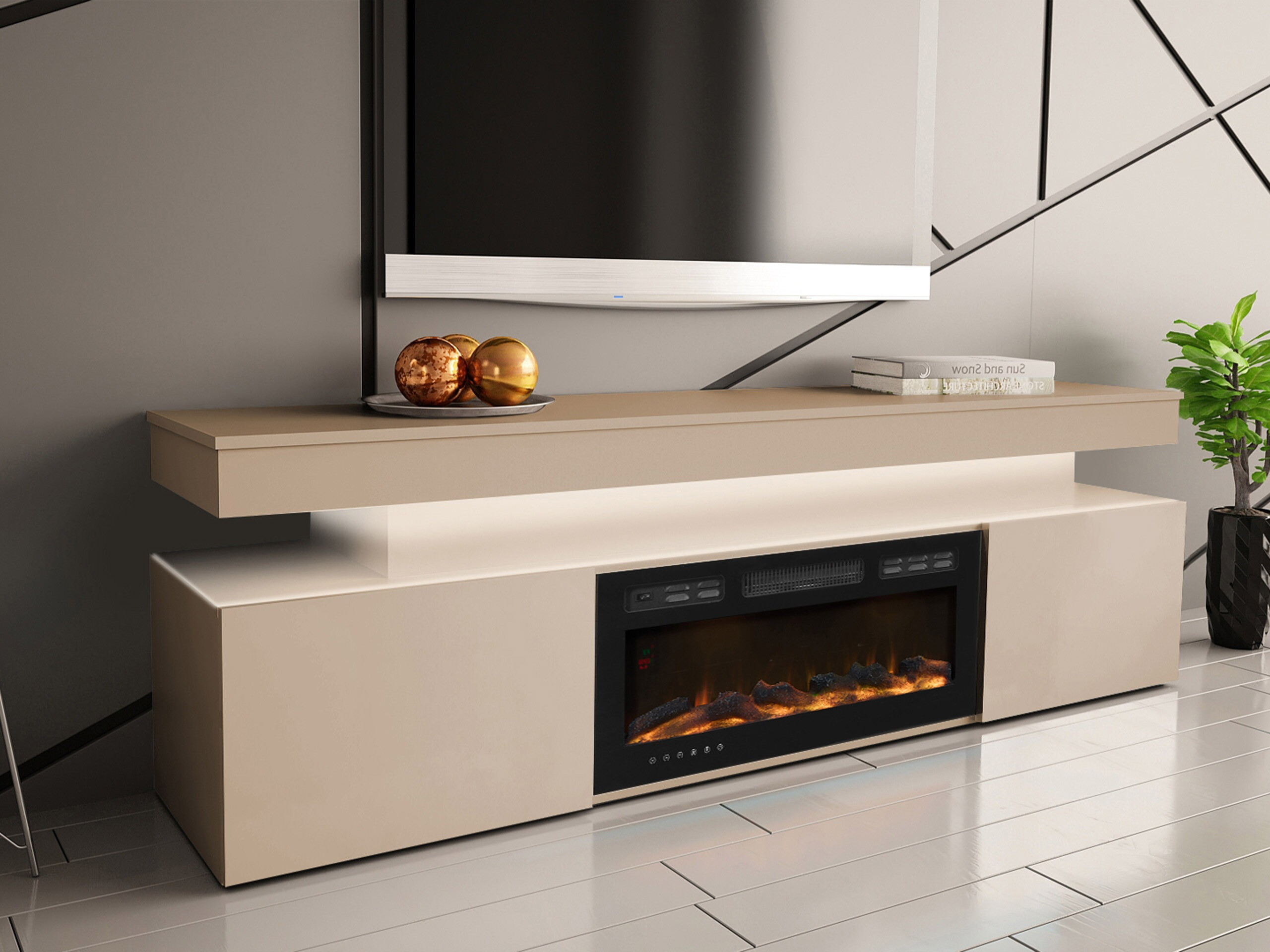 Comodă TV Monfero 104 (Maro deschis)