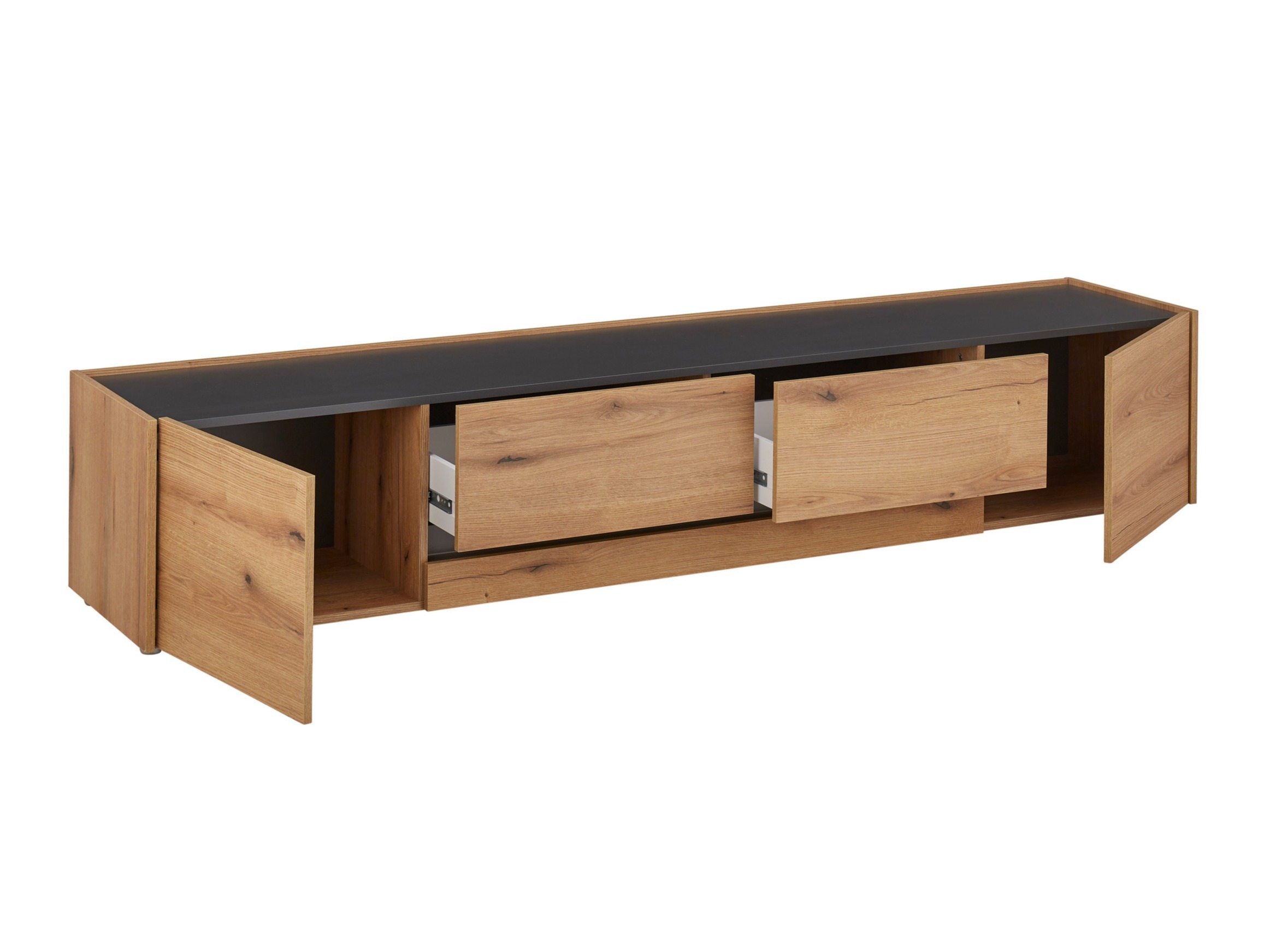 Set de living Elbsori 124 (Stejar + Antracit)