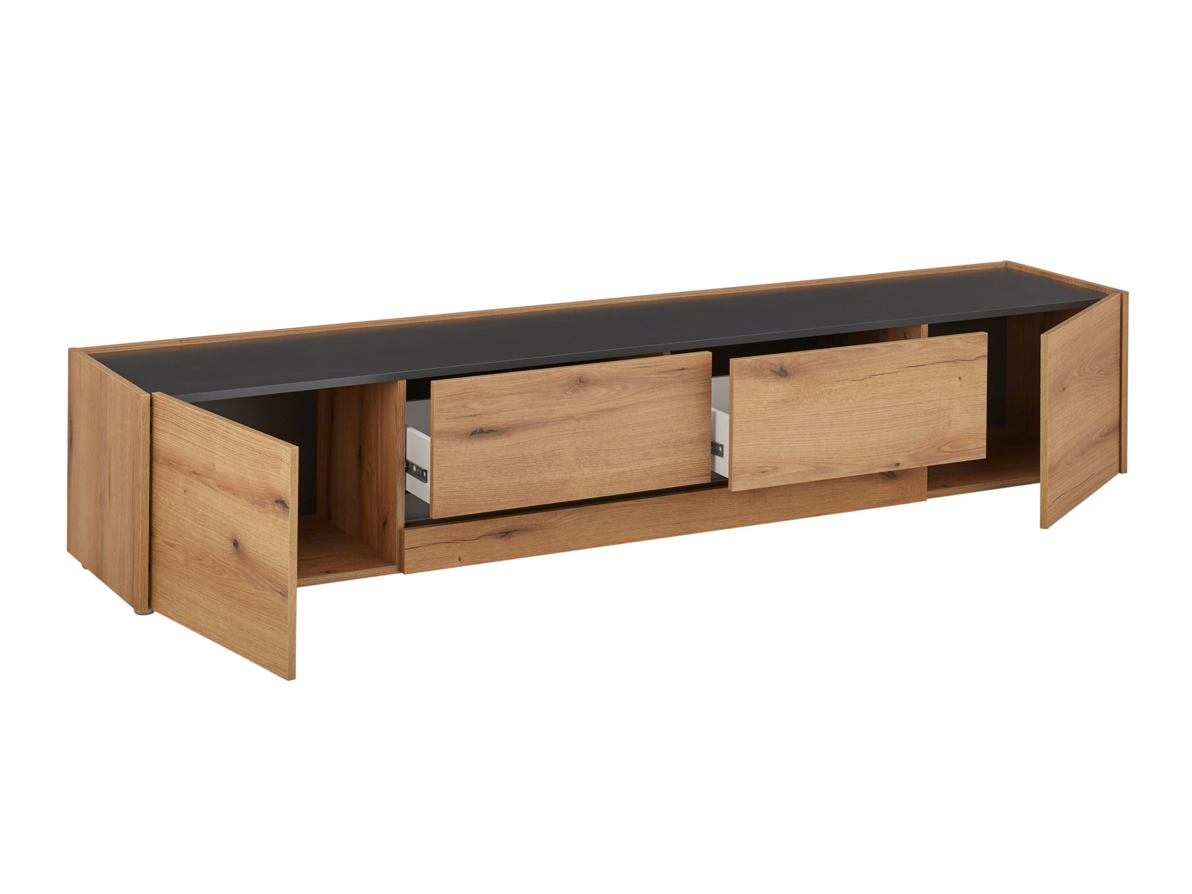 Set de living Elbsori 124 (Stejar + Antracit)