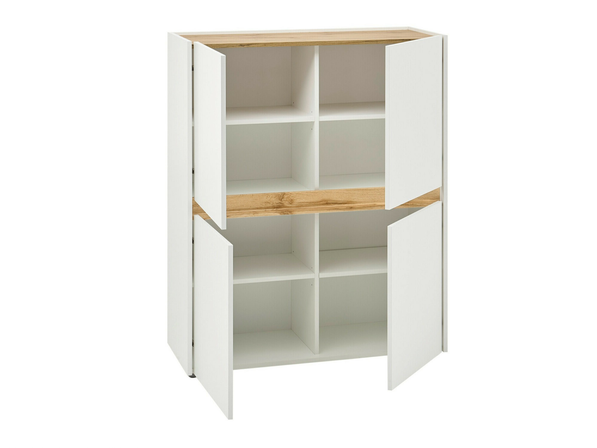 Set de living Elbsori 127 (Alb + Stejar Wotan)