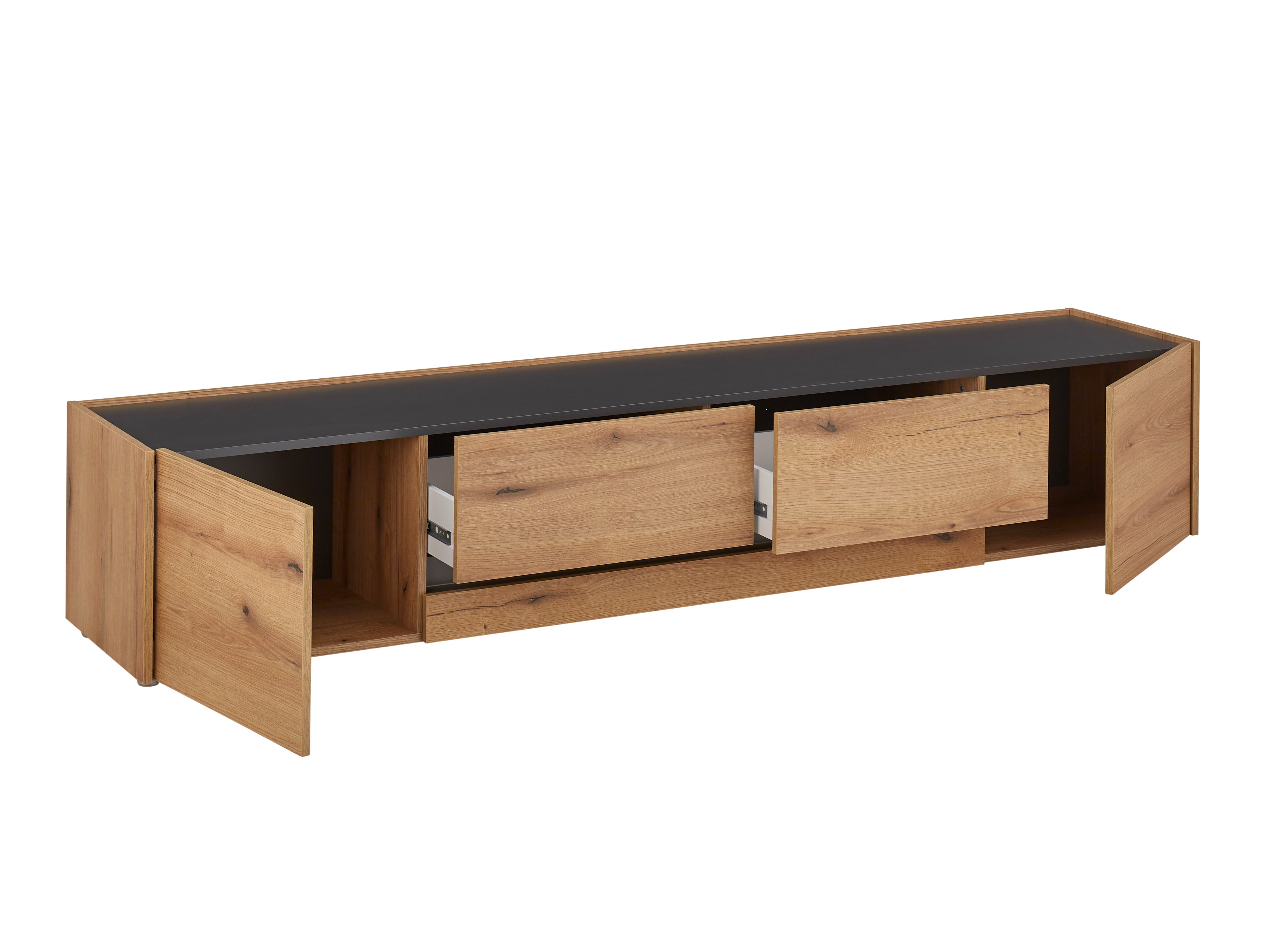 Set de living Elbsori 127 (Stejar + Antracit)