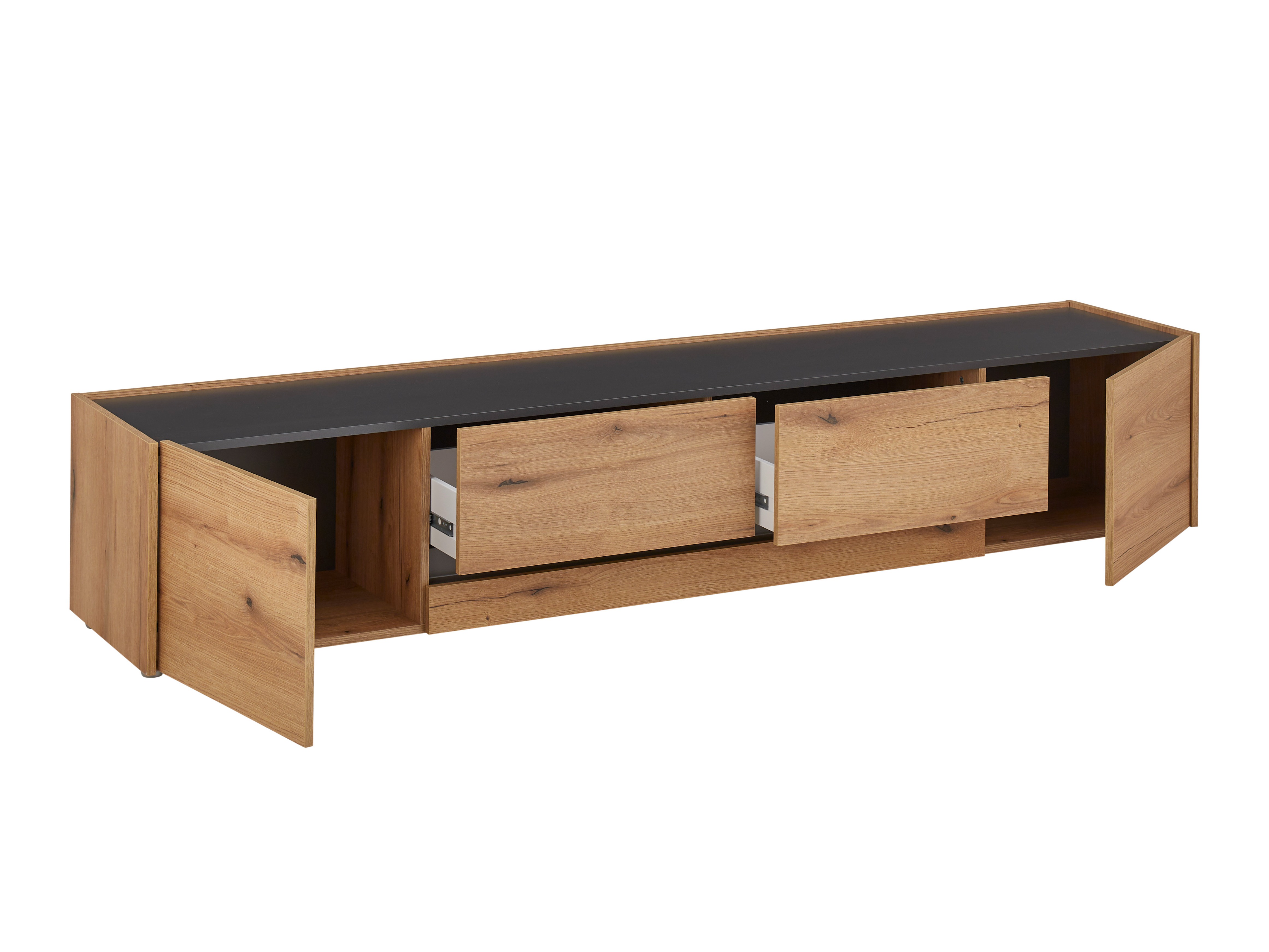 Set de living Elbsori 127 (Stejar + Antracit)