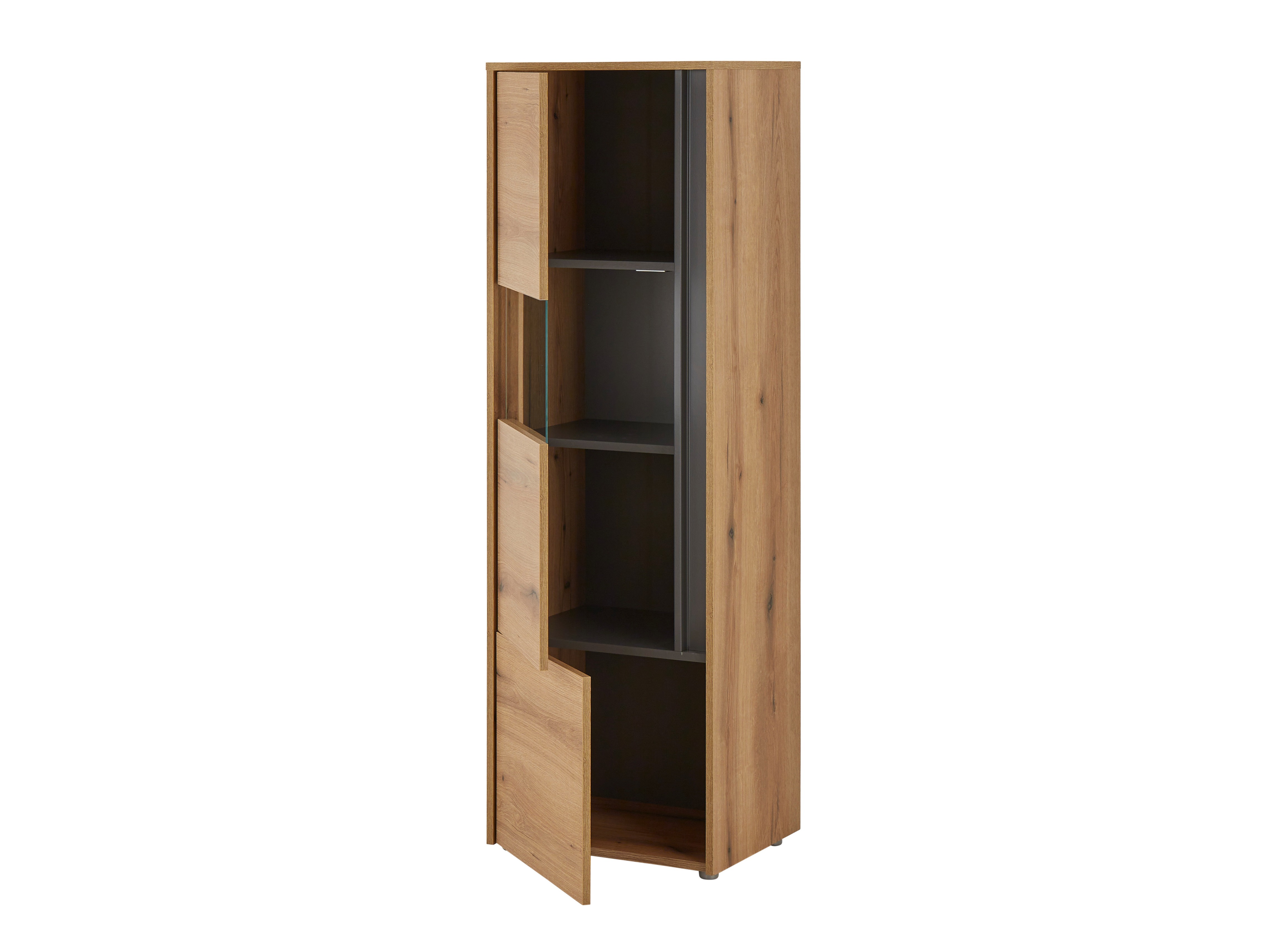 Set de living Elbsori 128 (Stejar + Antracit)