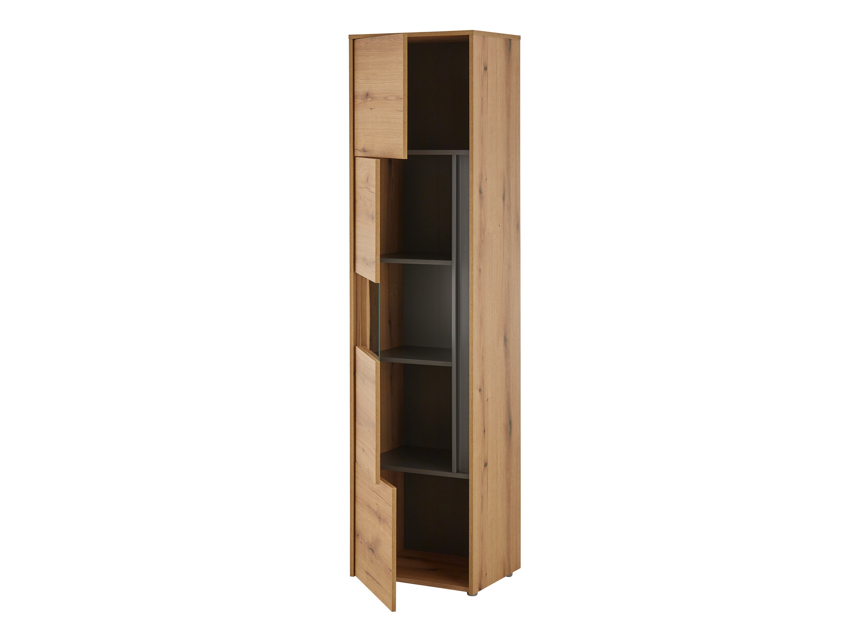 Set de living Elbsori 130 (Stejar + Antracit)