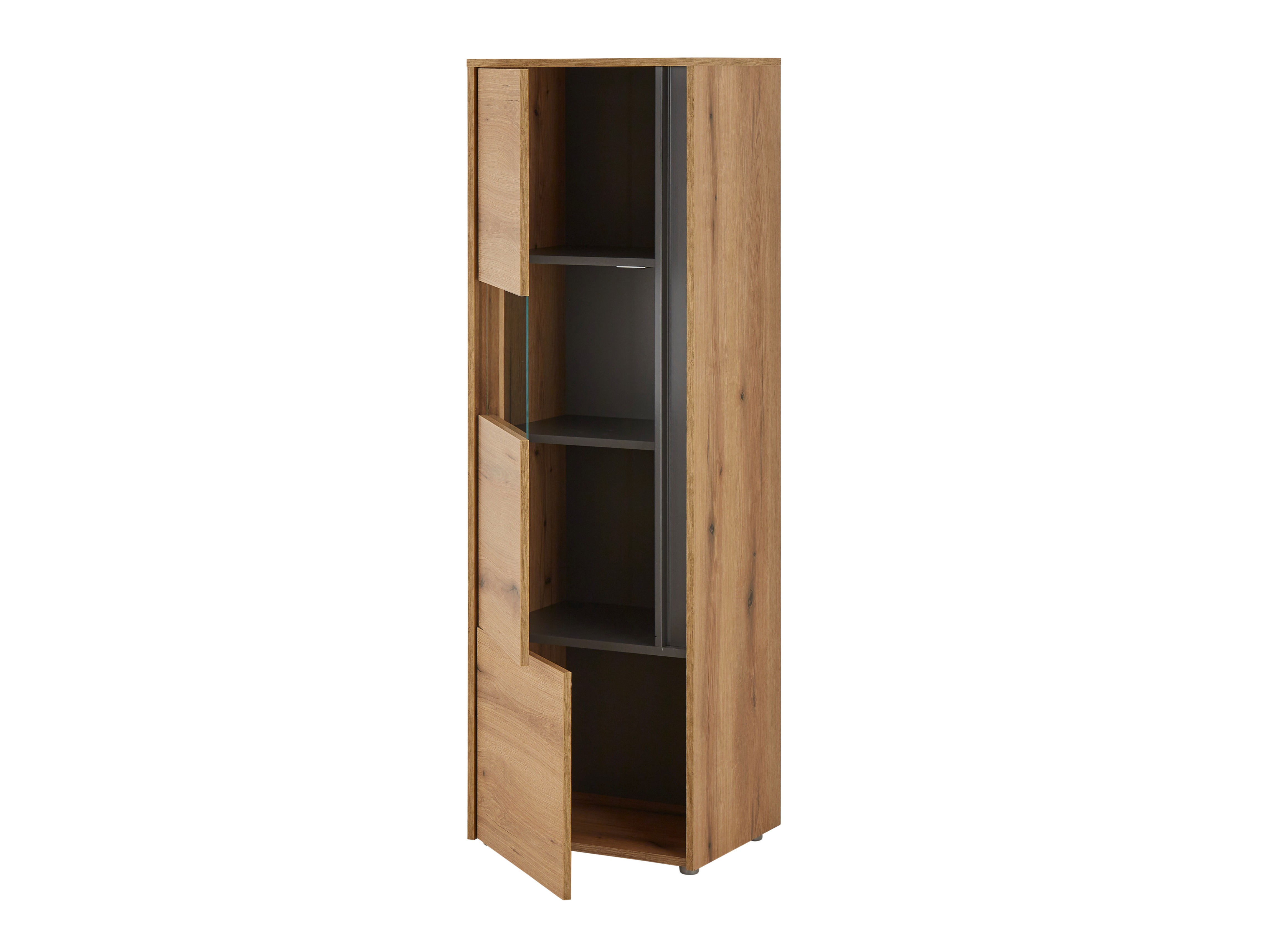 Set de living Elbsori 130 (Stejar + Antracit)