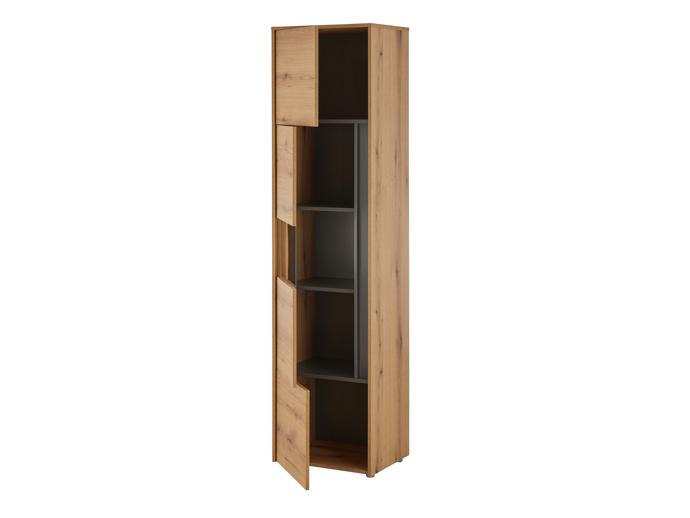 Set de living Elbsori 130 (Stejar + Antracit)