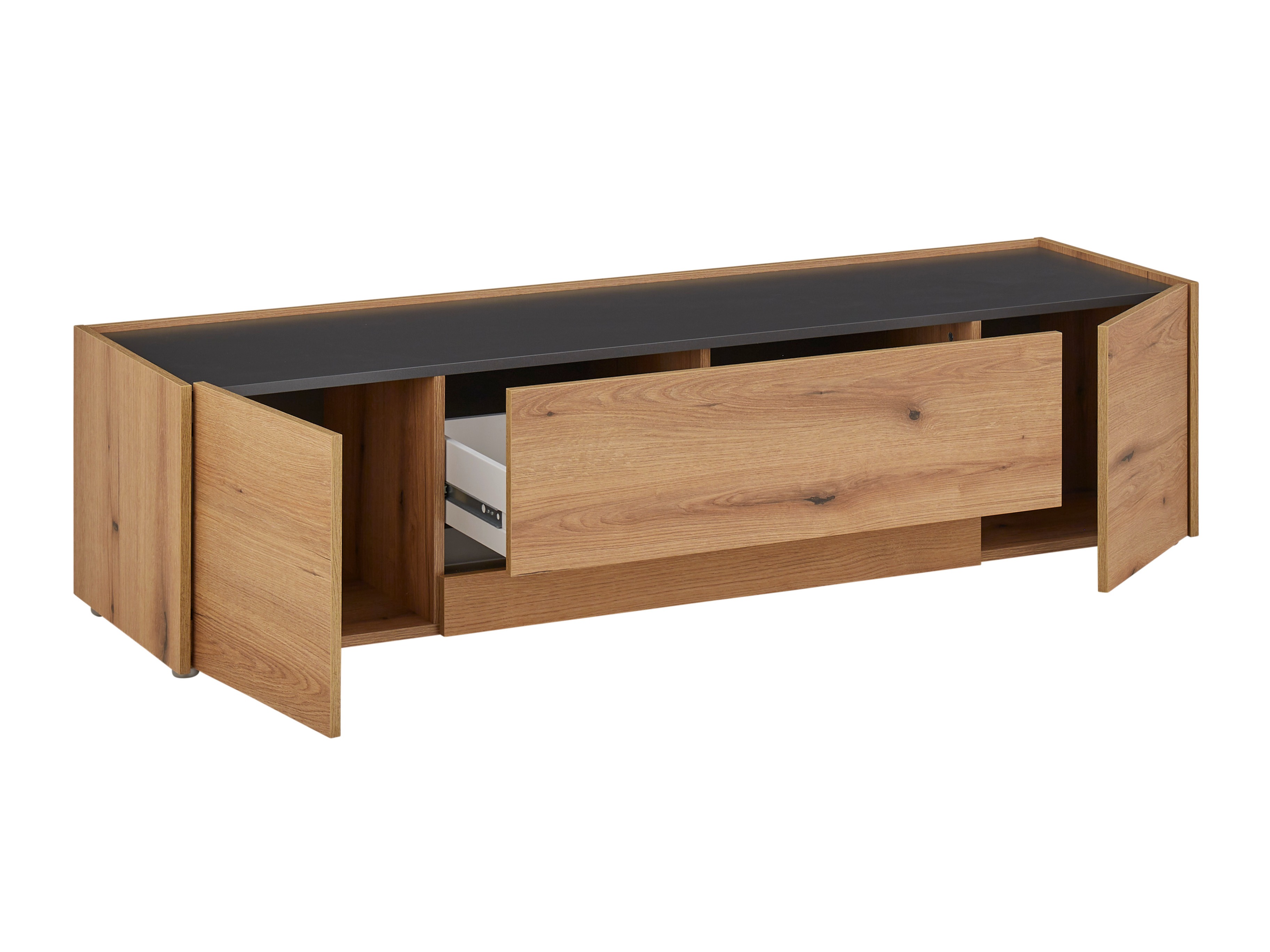 Set de living Elbsori 131 (Stejar + Antracit)