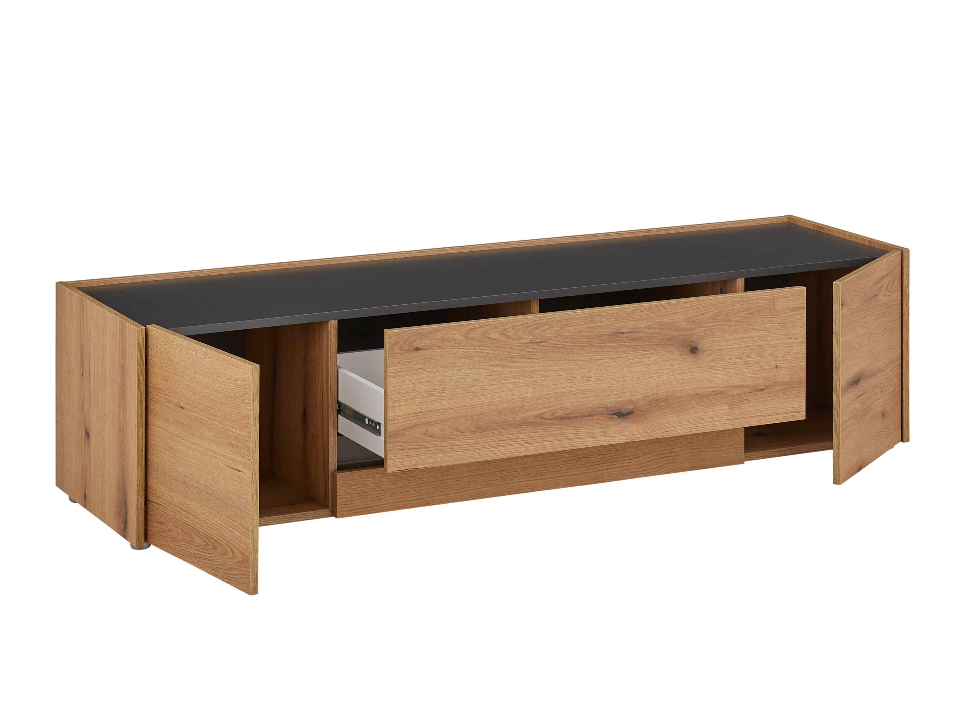 Set de living Elbsori 131 (Stejar + Antracit)