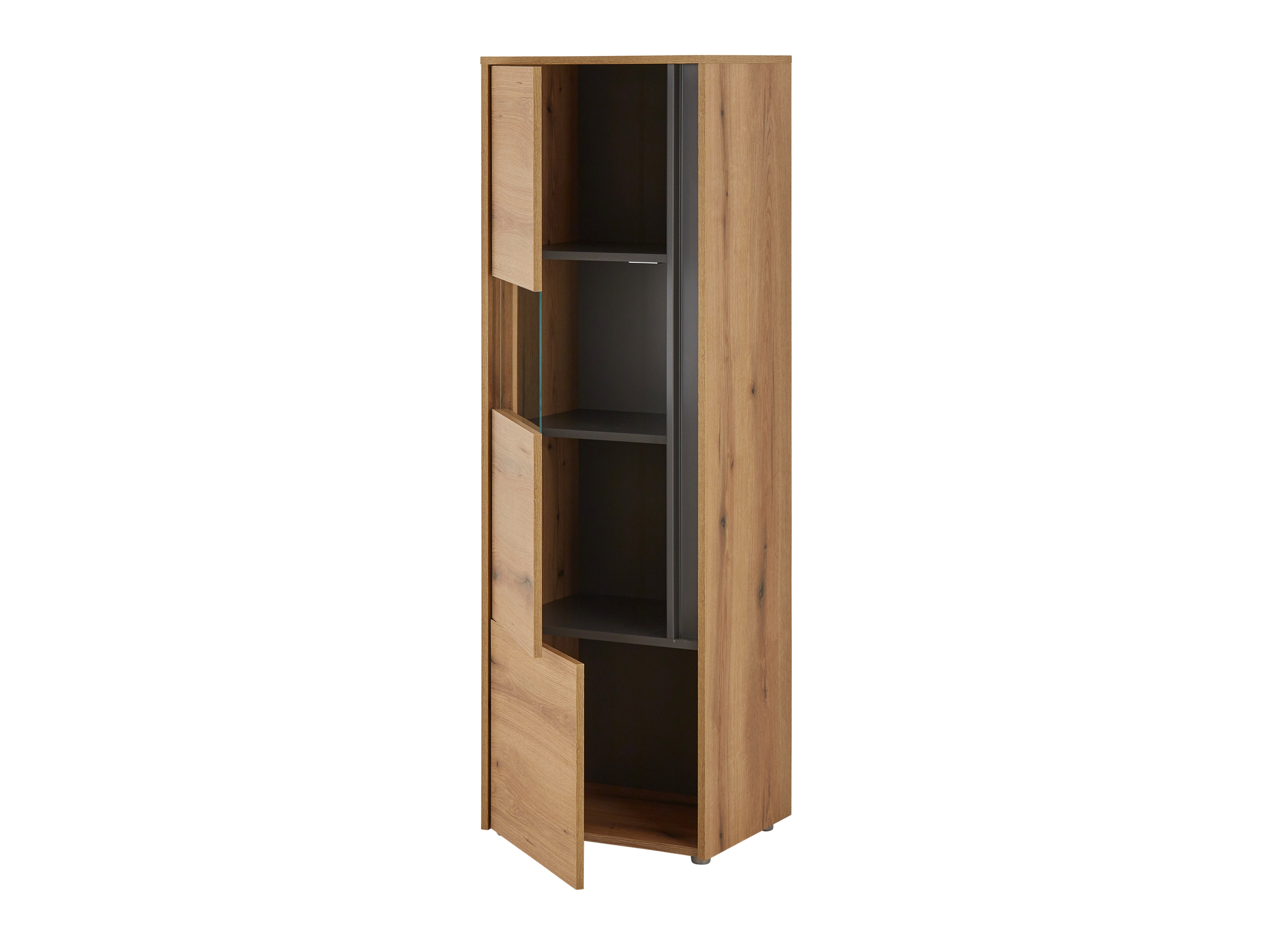 Set de living Elbsori 135 (Stejar + Antracit)