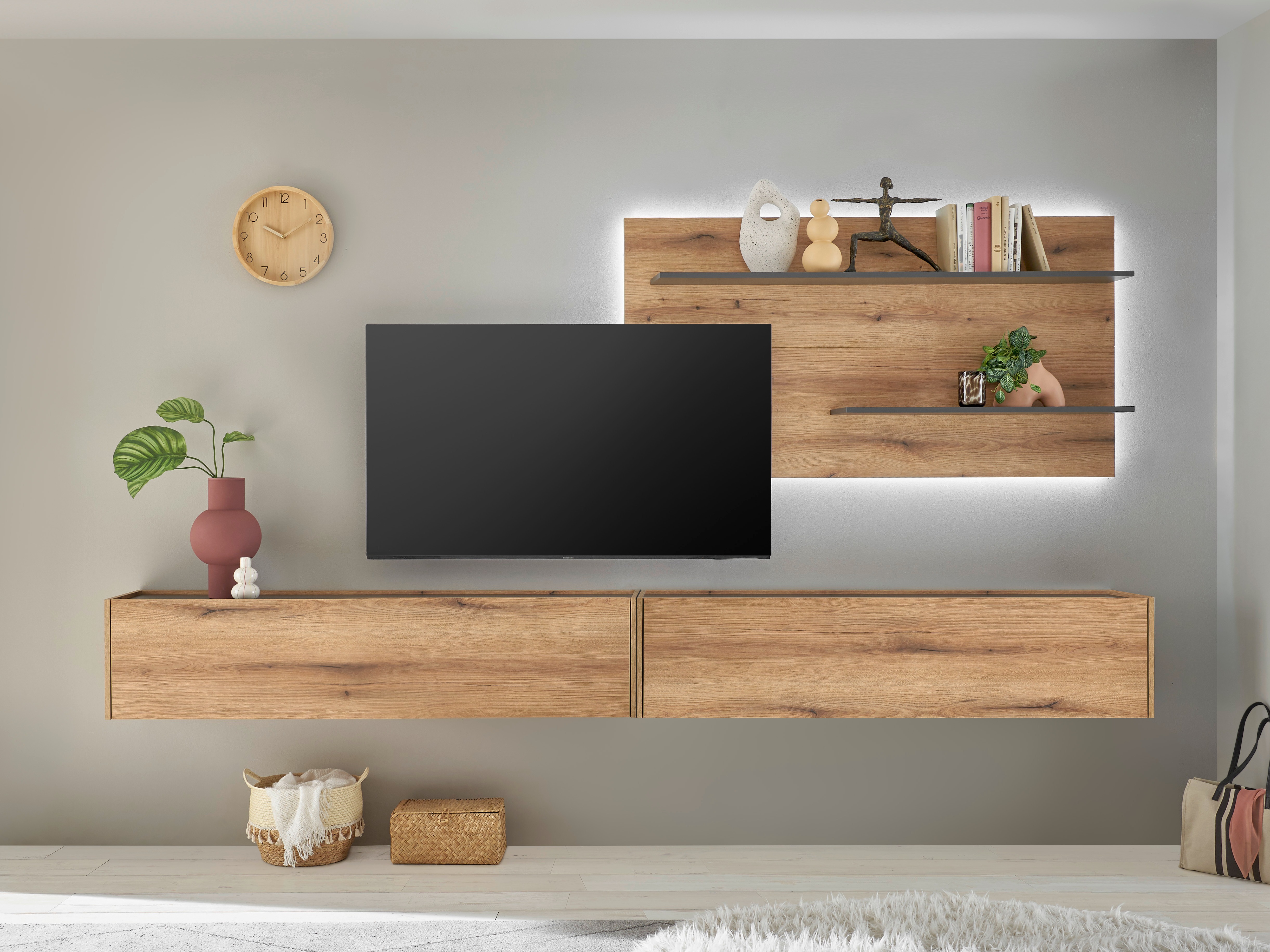 Set de living Elbsori 120 (Stejar + Cașmir)