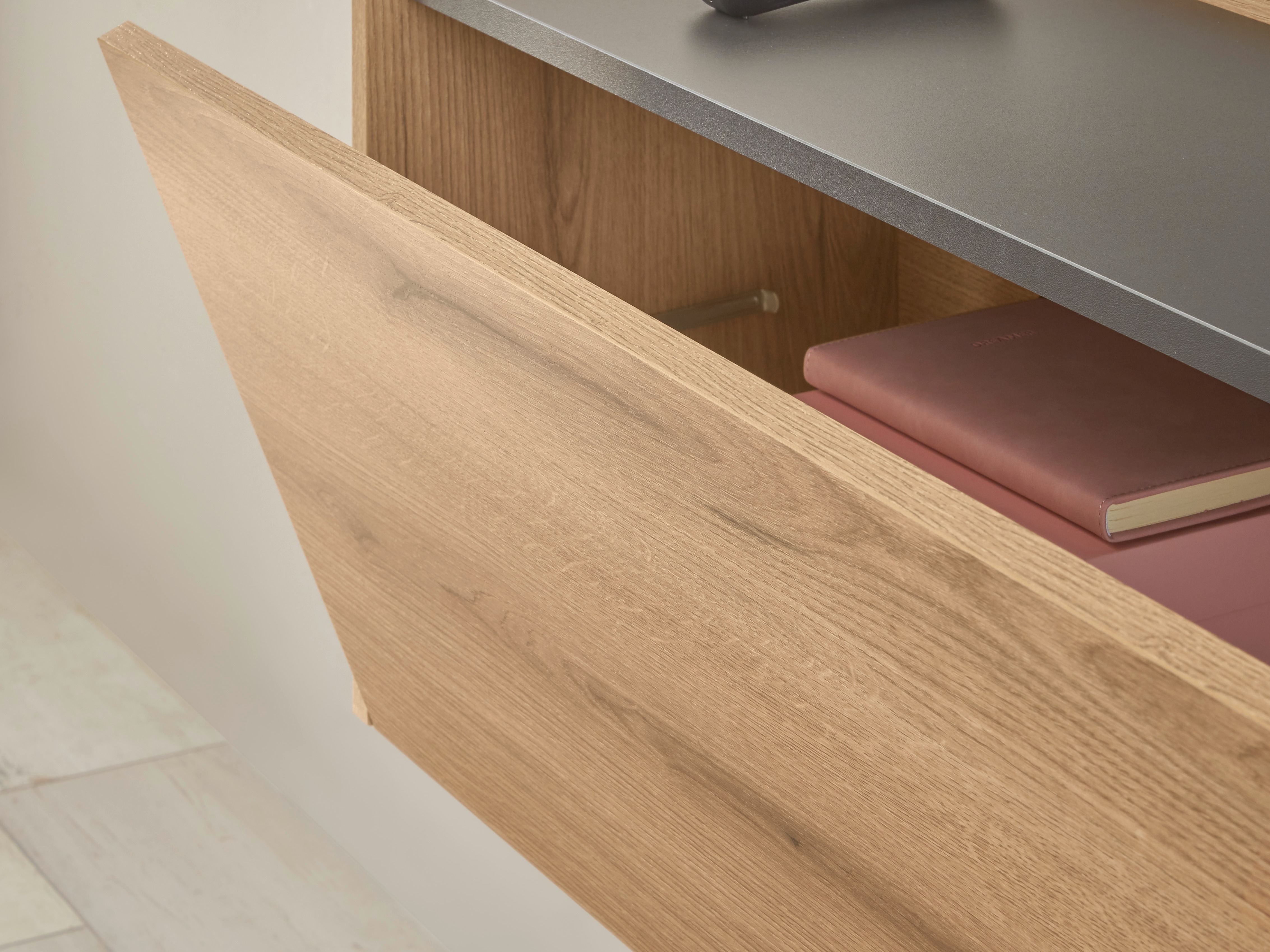 Set de living Elbsori 122 (Stejar + Antracit)