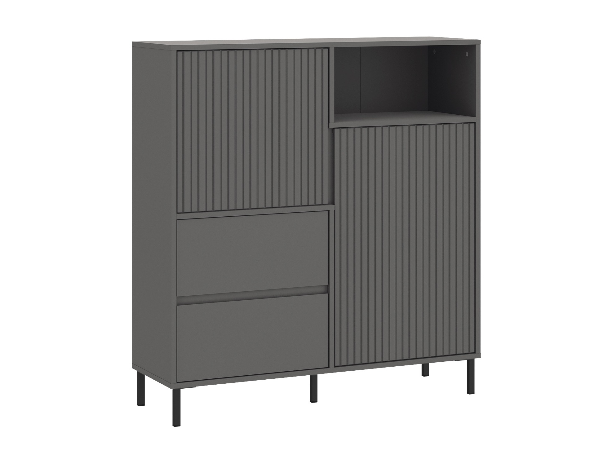 Set de living Ruvrevi 106 (Antracit)