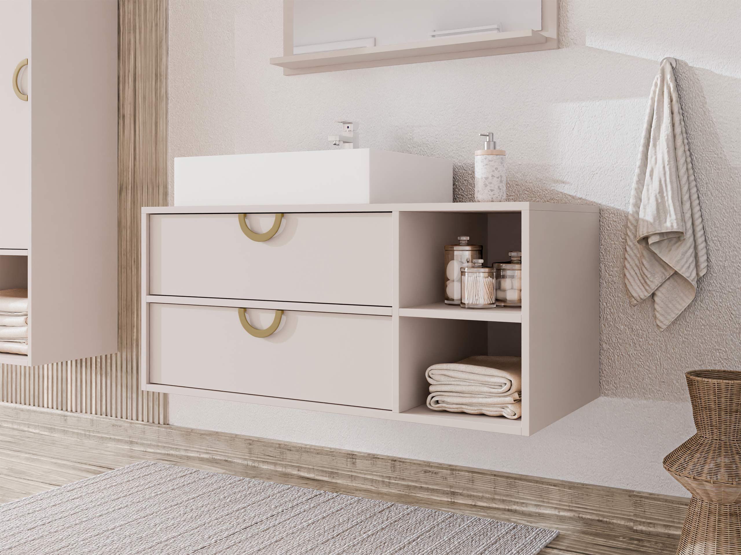 Cabinet atârnat pentru baie Providence 193 (Cașmir)